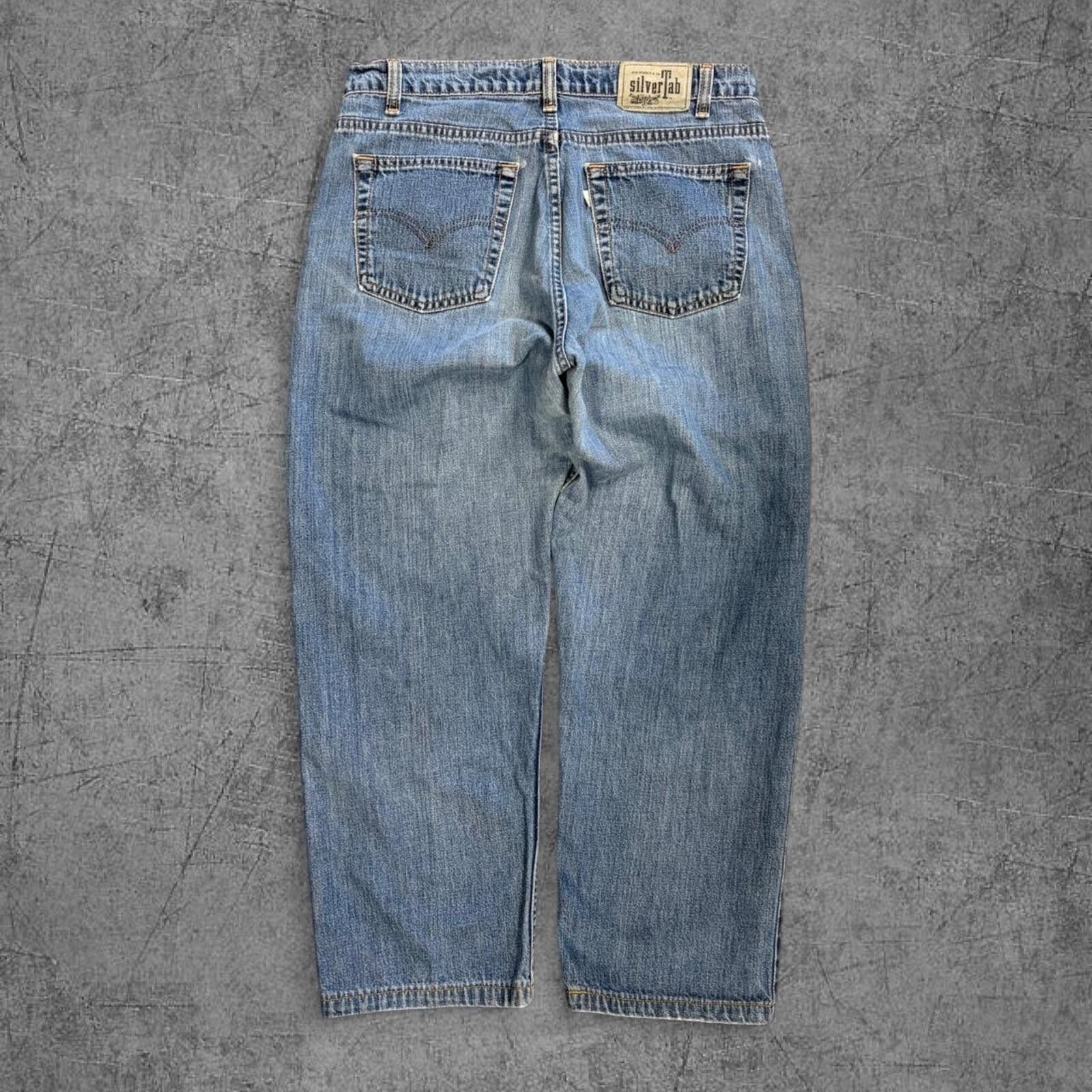 Levi's Vintage 90s Levi Silver Tab Relaxed Fit Jeans Size US 33 - 1 Thumbnail