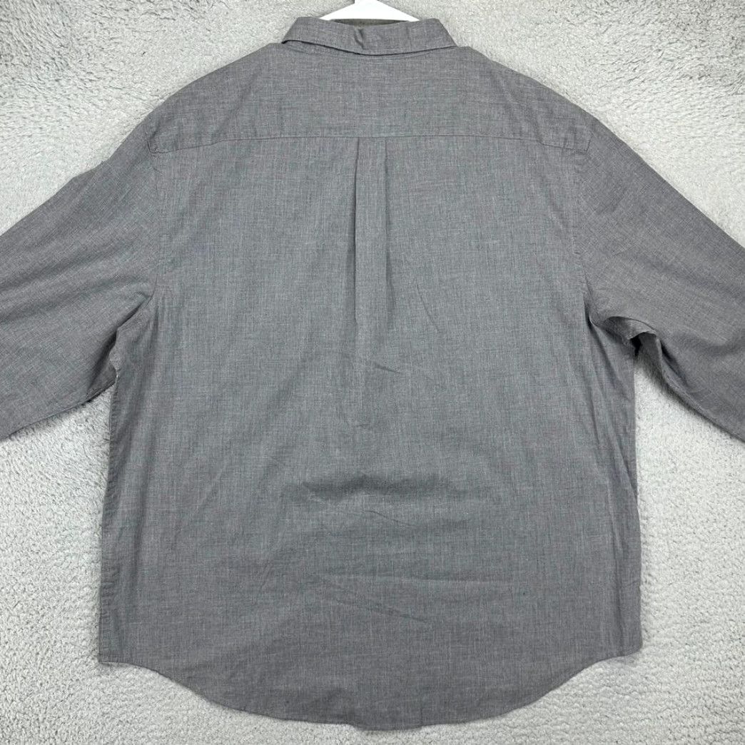 Old Navy Old Navy Button Down Shirt Mens 2XL Grey Casual Slim Fit Long Sleeve Button-Up Shirt Size US XXL / EU 58 / 5 - 3 Thumbnail