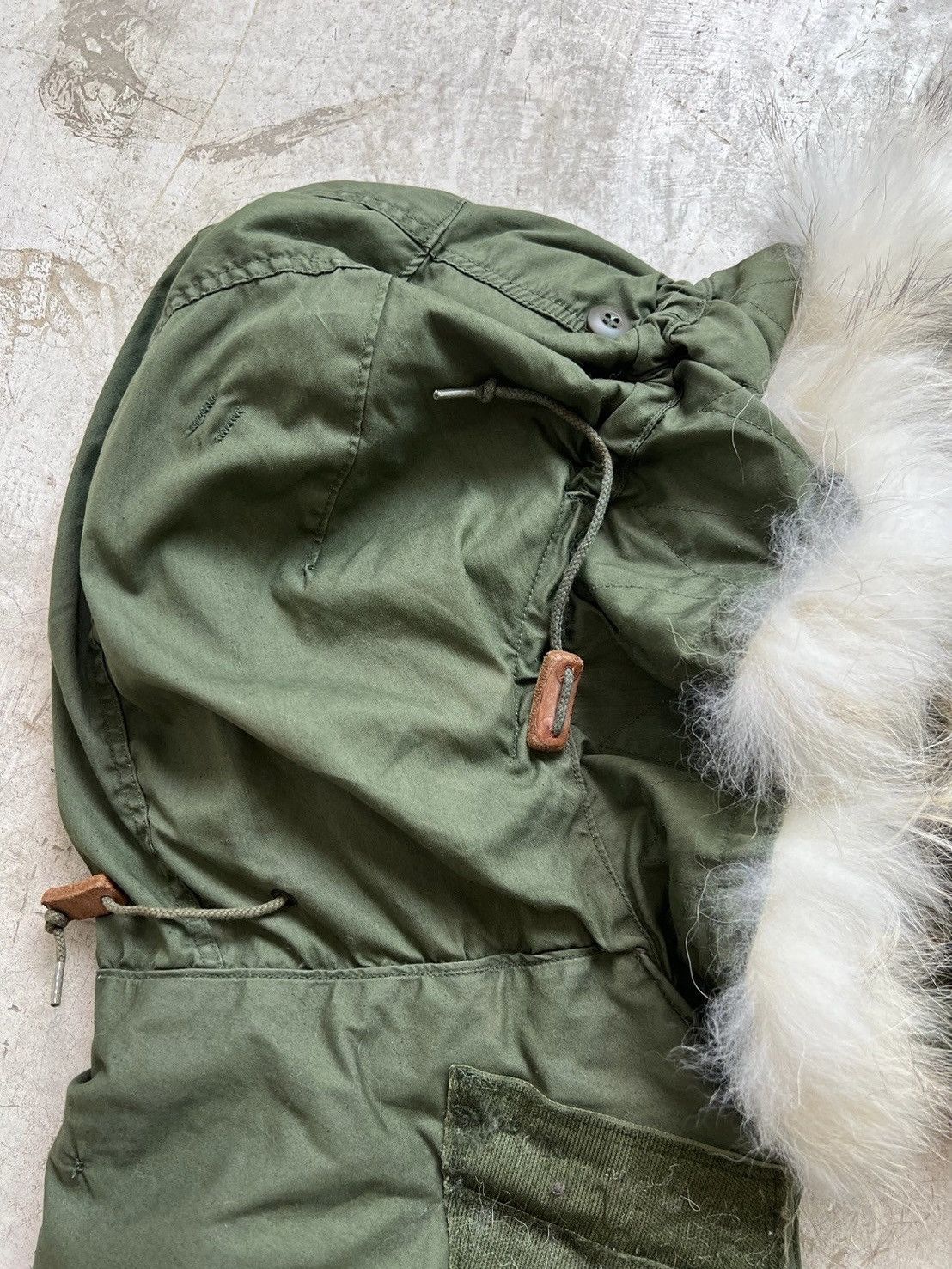 Vintage 70s Vintage Military Fur Hood Size ONE SIZE - 6 Thumbnail