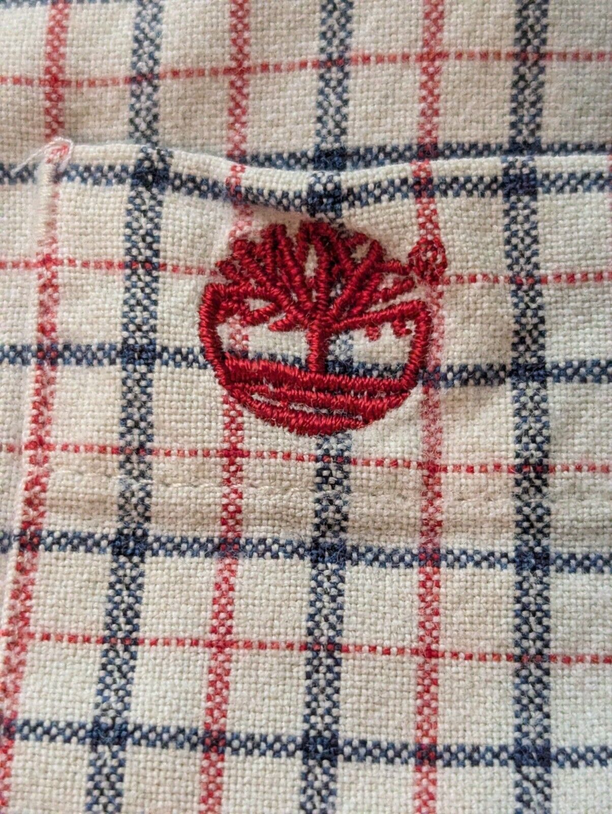 Timberland Timberland Mens Check Reg Fit LS Button Shirt Red White L Size US L / EU 52-54 / 3 - 4 Thumbnail