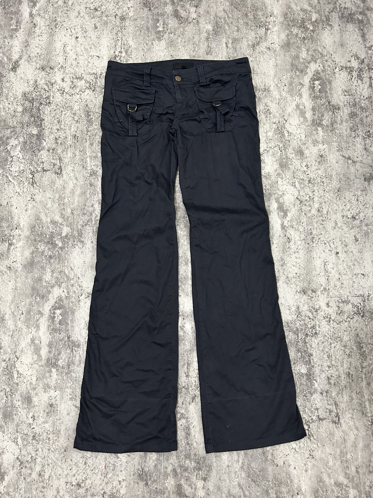 If Six Was Nine × Japanese Brand × Le Grande Bleu (L.G.B.) Pour Deux 3D Pocket Back Flare Pants lgb style Size US 30 / EU 46 - 2 Thumbnail