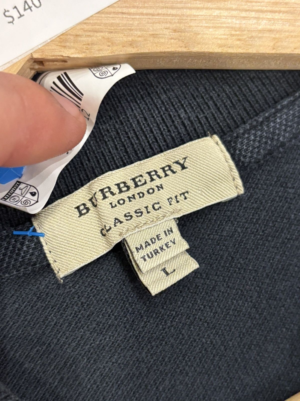 Burberry Burberry Polo Shirt Size US L / EU 52-54 / 3 - 3 Thumbnail