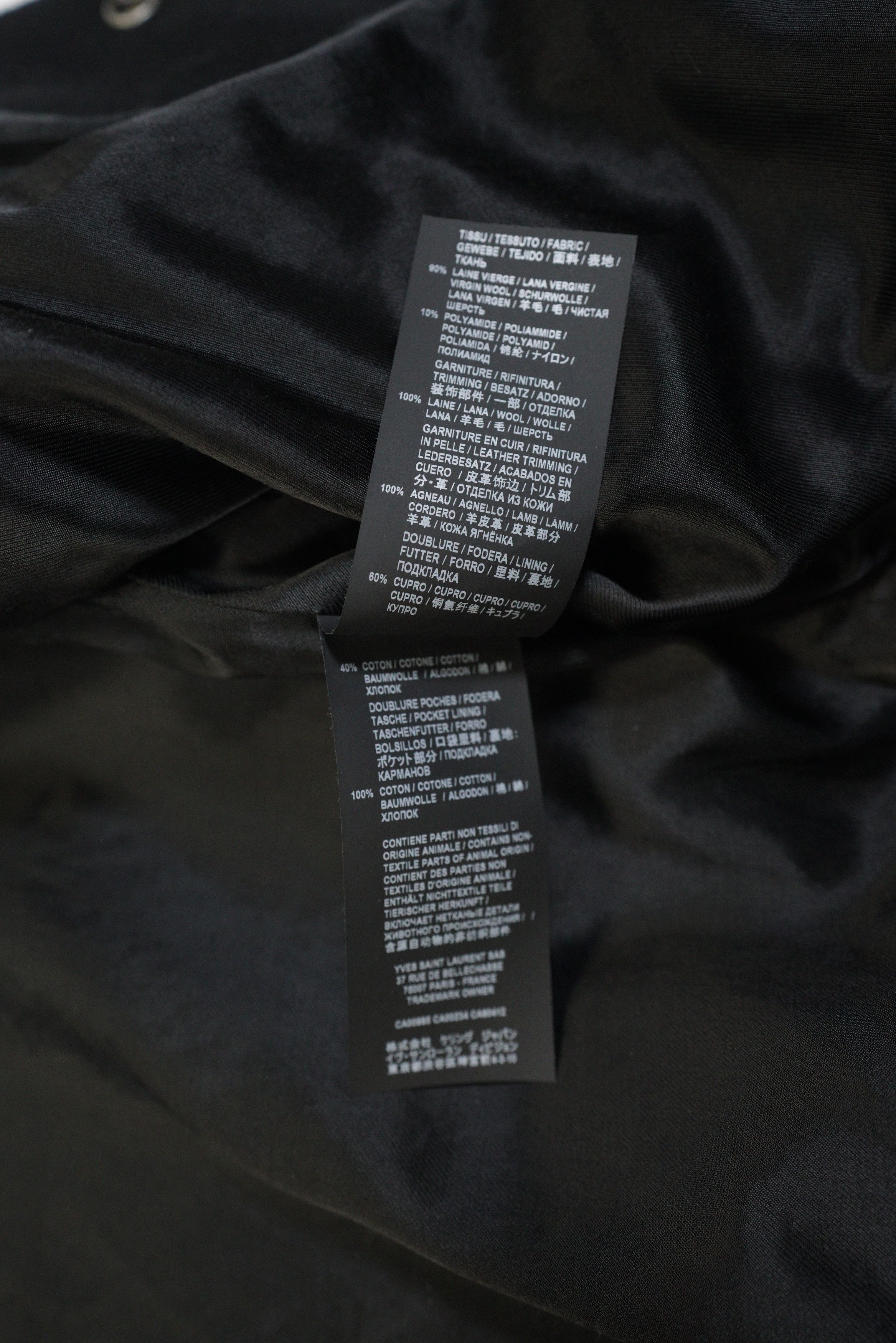 Saint Laurent Paris Saint Laurent SLP Teddy Baseball Jacket Size US M / EU 48-50 / 2 - 7 Thumbnail