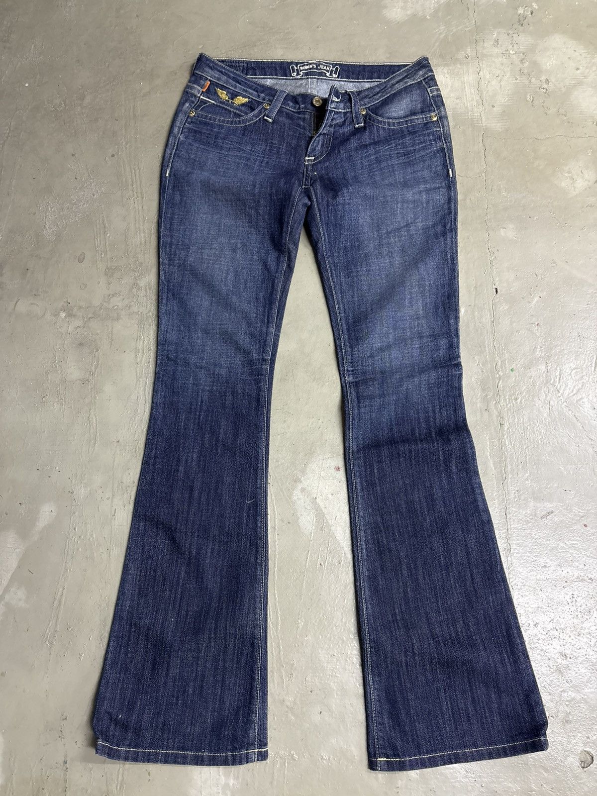 Robins Jeans 🔥Vtg ROBIN’S JEANS Gemstone Studded Flare Jeans Made In USA Size US 34 / EU 50 - 8 Thumbnail