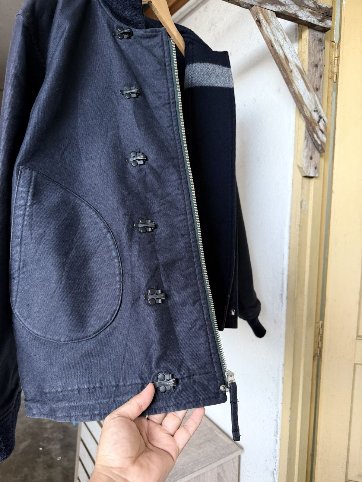 Mister Freedom Very Rare🔥 Mister Freedom N-1H Navy Deck Hook Jacket Size US M / EU 48-50 / 2 - 11 Thumbnail
