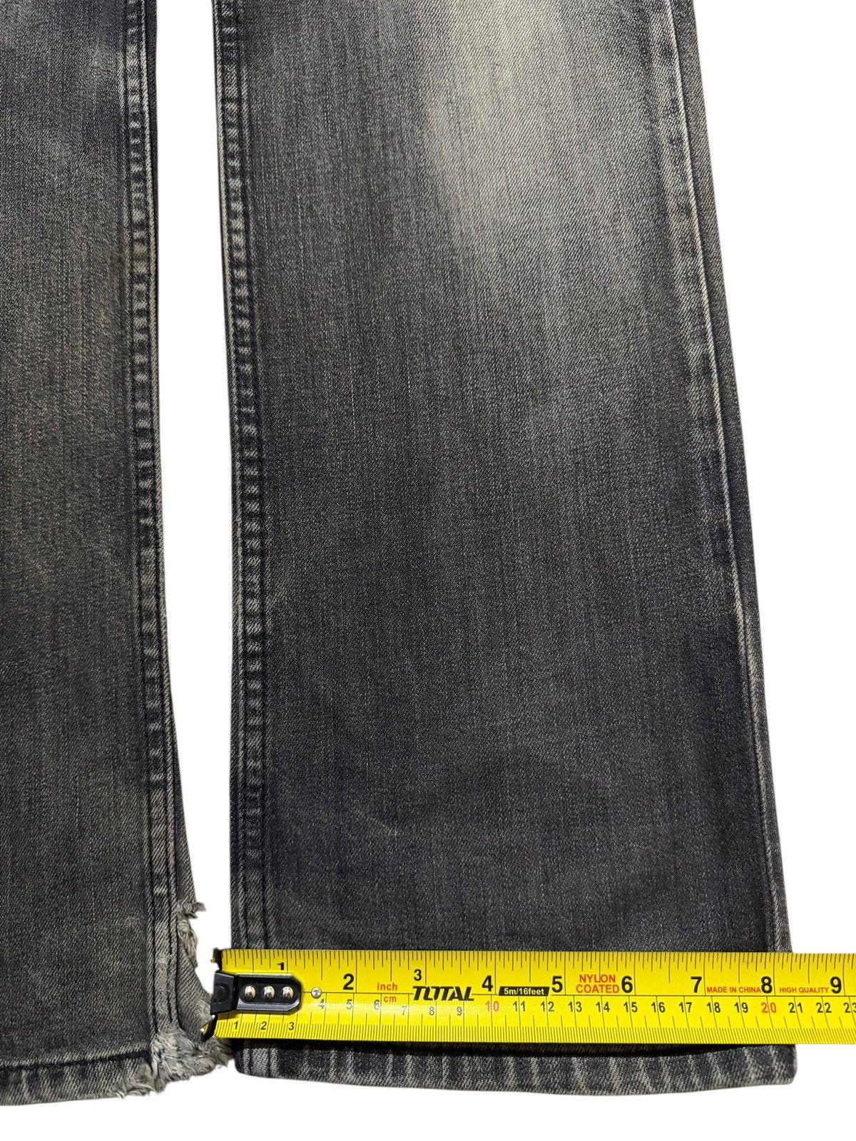 Hysteric Glamour Vintage Y2K Japanese Brand Mud Wash Faded Distress Straight Size US 33 - 13 Thumbnail