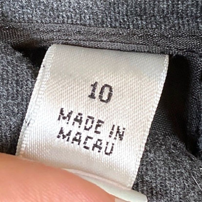 Talbots Talbots Womens Pants Gray High Rise Straight Workwear Polyester Blend Stretch 10 Size 24" / US 00 / IT 34 - 6 Thumbnail