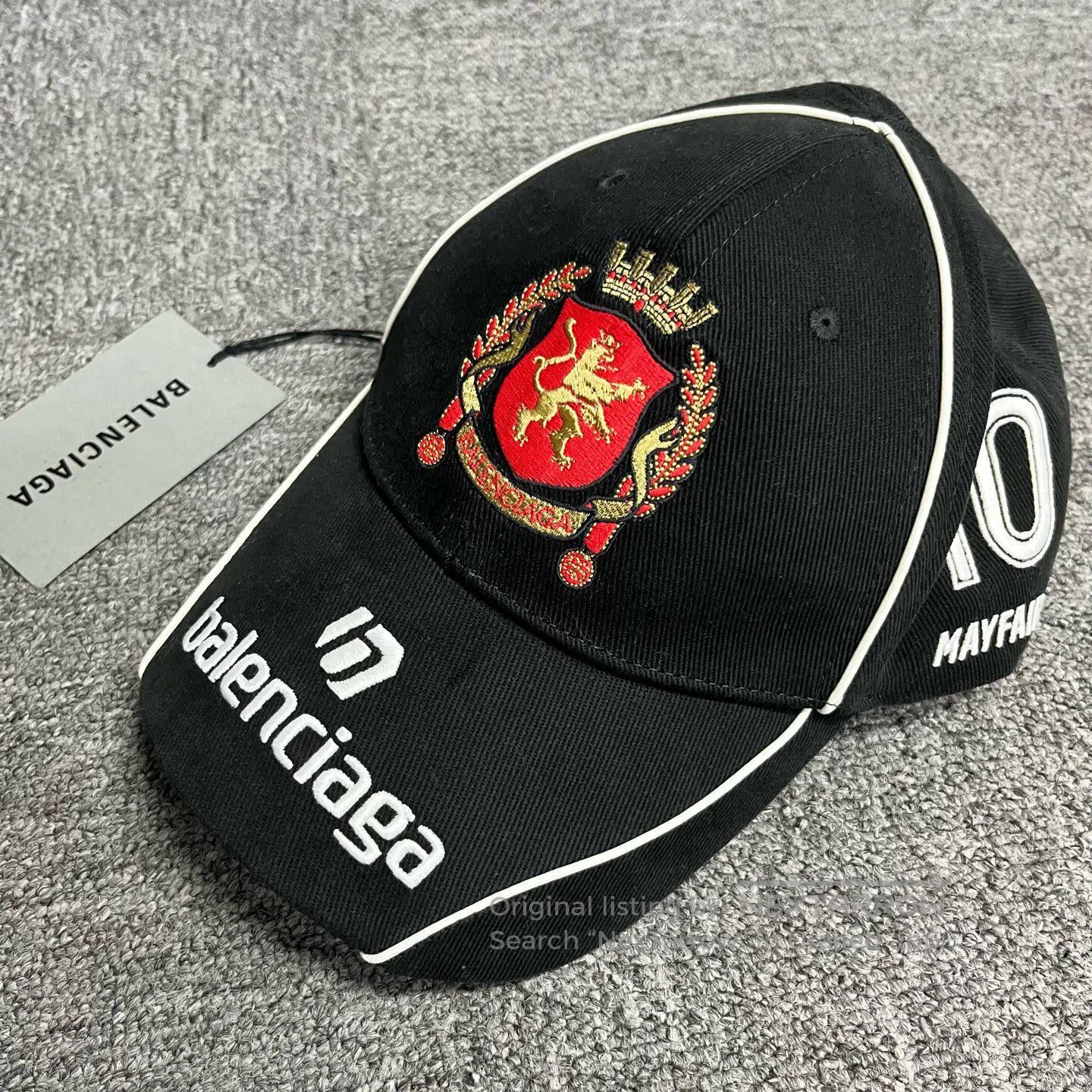 Balenciaga Balenciaga size L Alphabet-shaped baseball cap with a duckb Size ONE SIZE - 2 Thumbnail