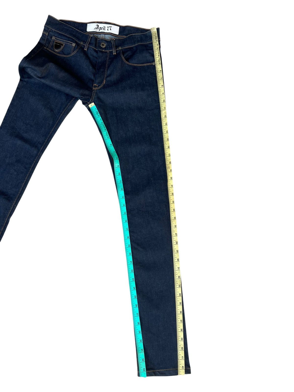 April 77 2001 April 77 Joey Overdrive Stretch Denim Waxed Jeans Size US 29 - 6 Thumbnail