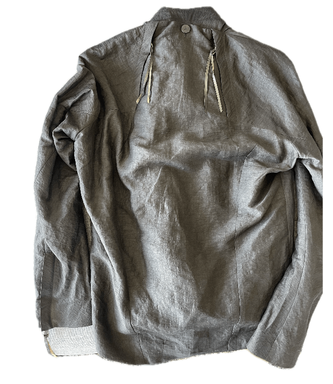 Cedric Jacquemyn Grey Zip Up Jacket by Cedric Jacquelyn Size US M / EU 48-50 / 2 - 2 Thumbnail