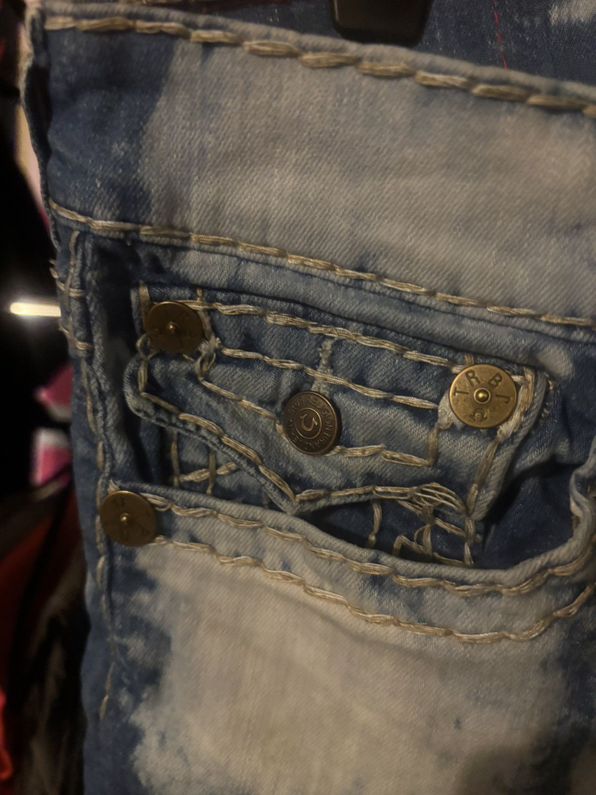 True Religion True Religion Ricky Jeans Size US 33 - 5 Thumbnail