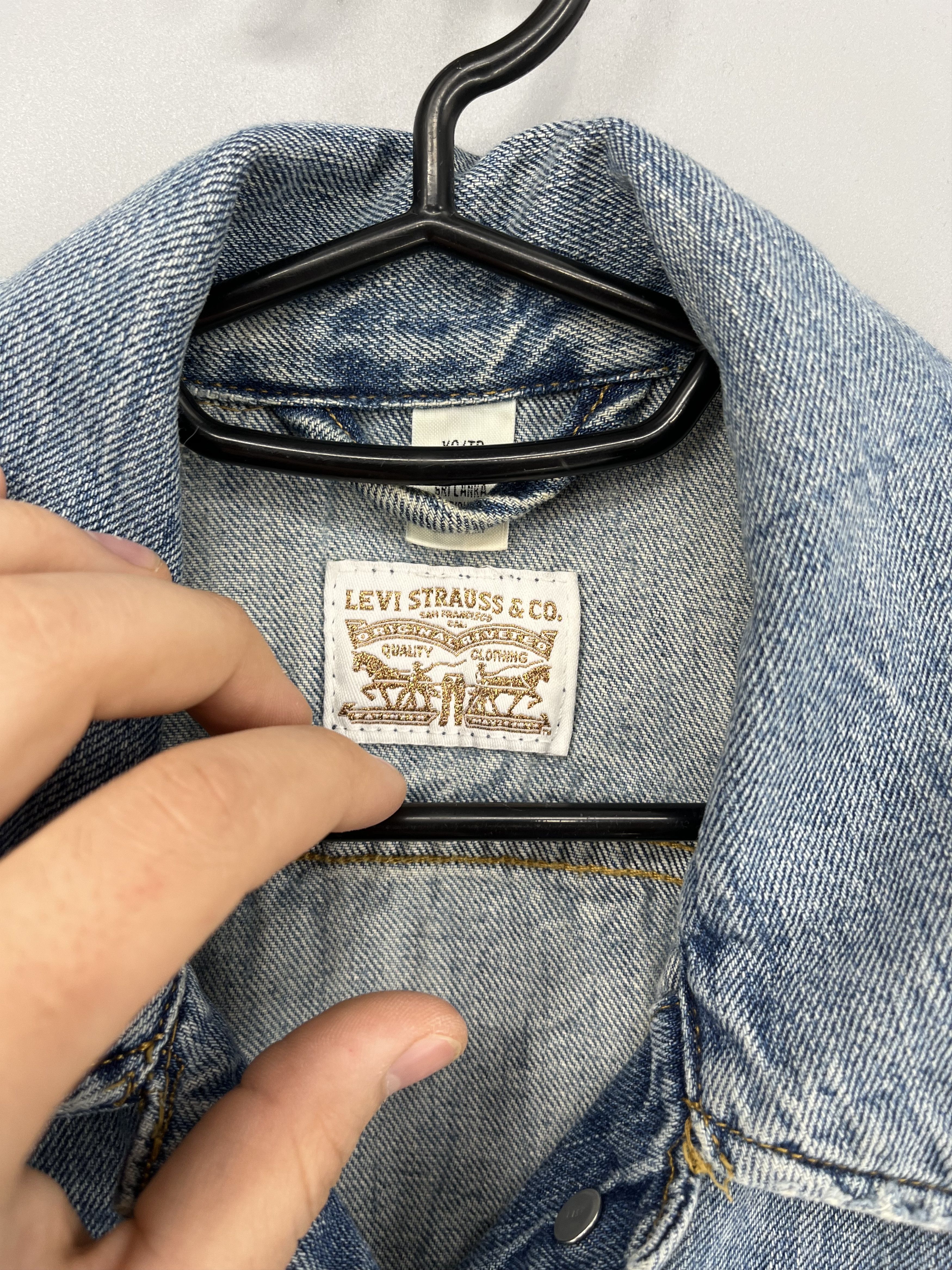 Levi's Womens Vintage Levis Denim Jeans Jacket 90s Retro Size XS Size XS / US 0-2 / IT 36-38 - 7 Thumbnail