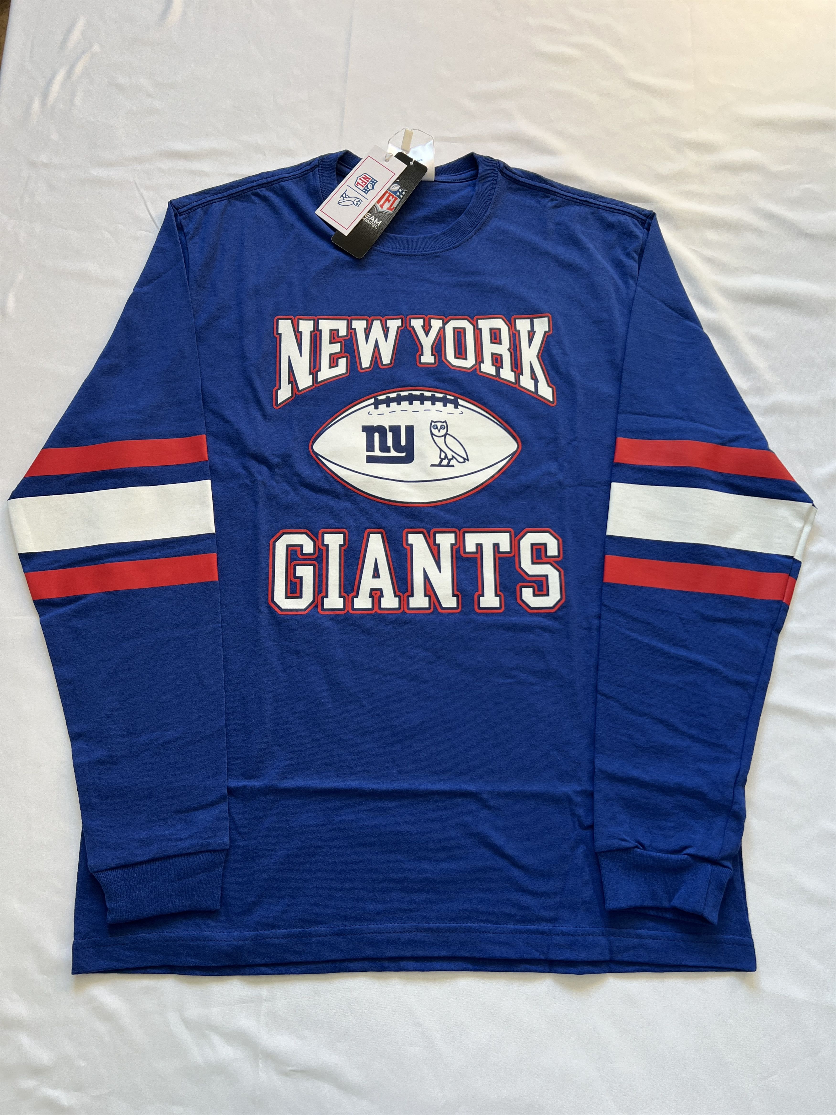 Drake OVO x NFL New York Giants OG LONG SLEEVE T-SHIRT Size US M / EU 48-50 / 2 - 1 Thumbnail