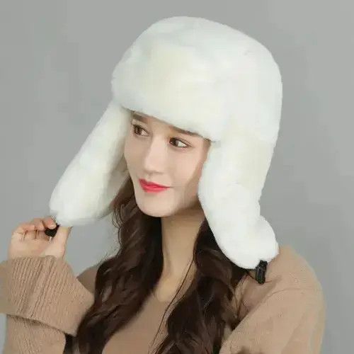 Jewelry Winter Warm Hat Earflap Trapper Size ONE SIZE - 4 Thumbnail