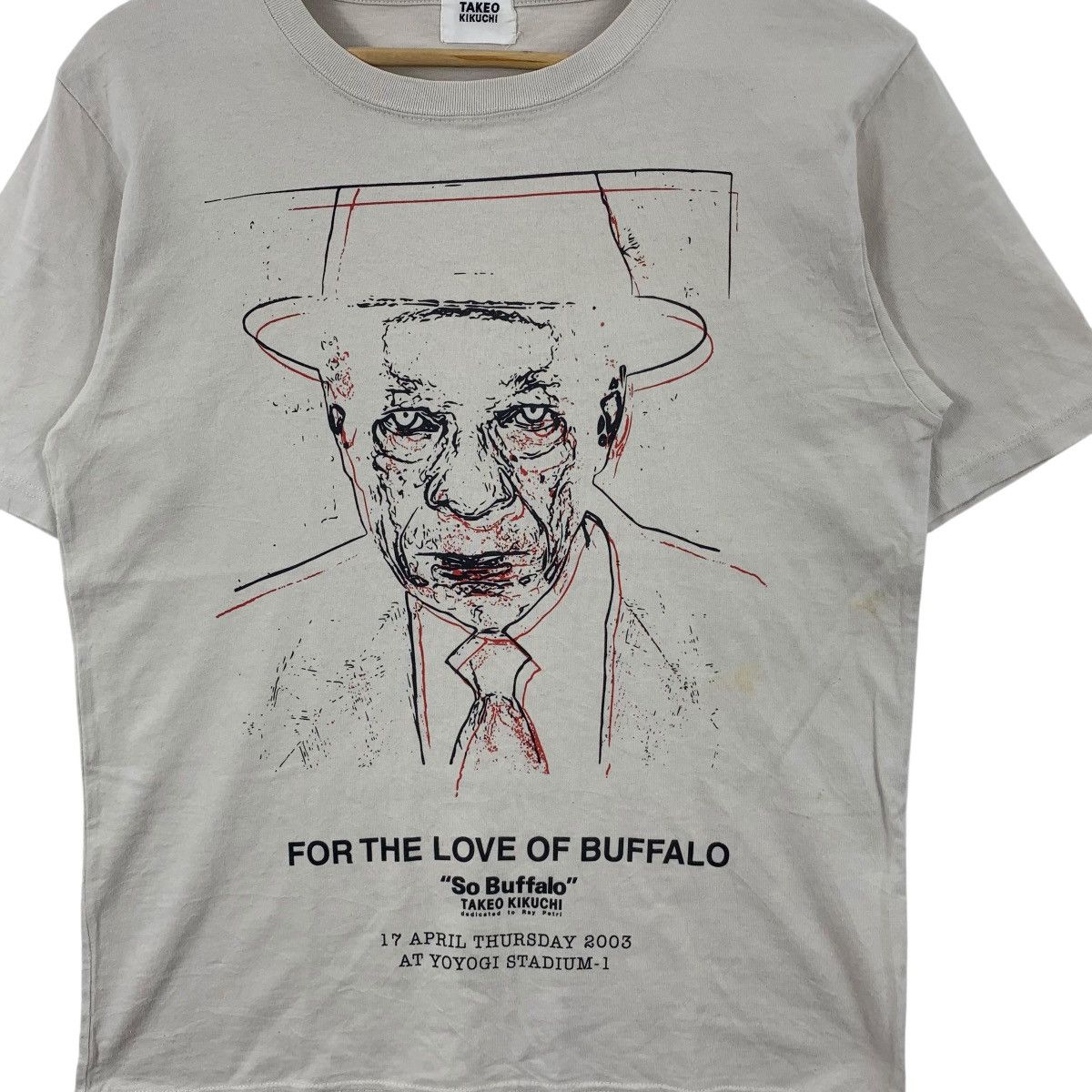 Takeo Kikuchi Vintage TAKEO KIKUCHI x RAY PETRI Buffalo Homage Tee Shirt Size US S / EU 44-46 / 1 - 6 Thumbnail