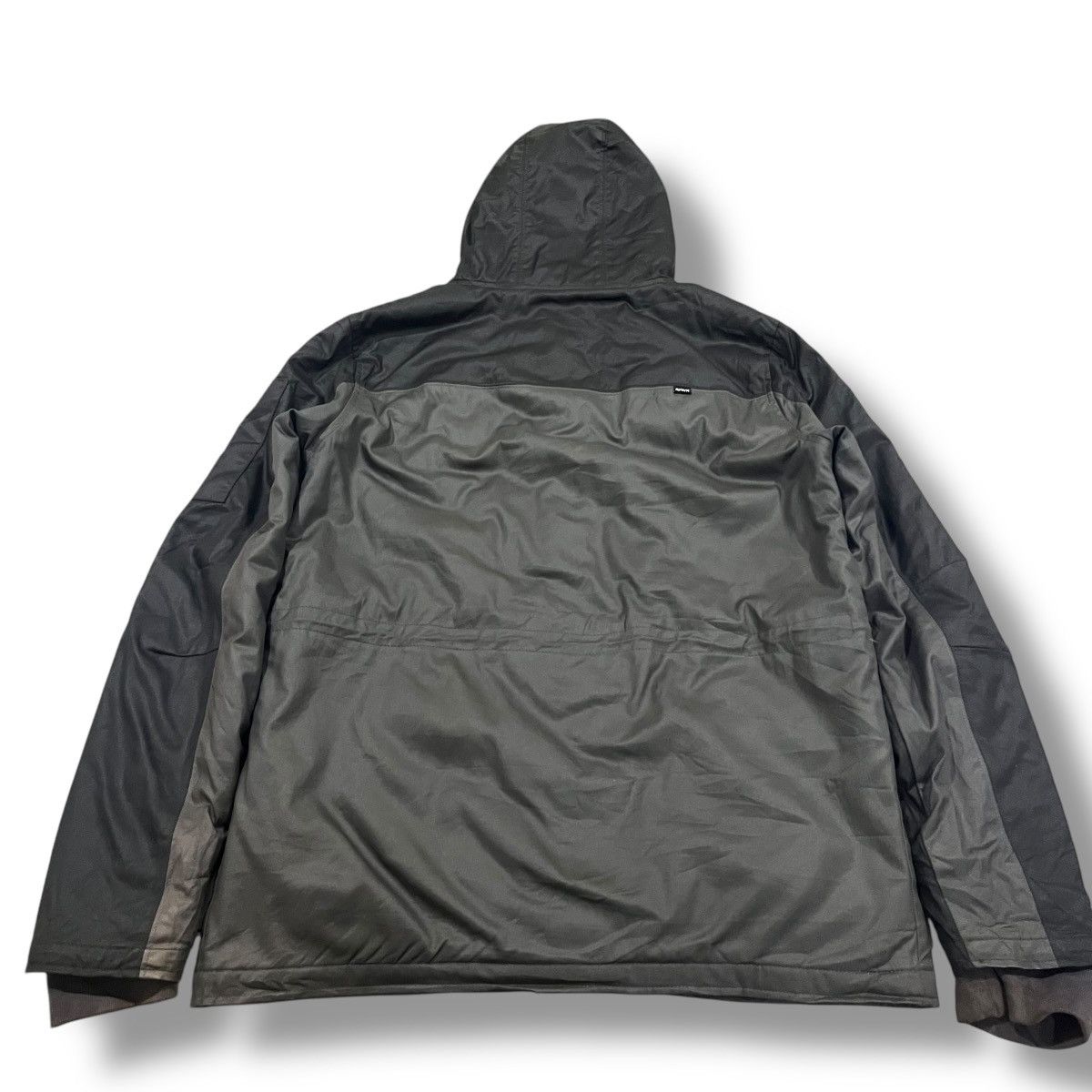 Hurley × Vintage HURLEY WAXED JACKET HOODIE FUR LINED Size US M / EU 48-50 / 2 - 9 Thumbnail
