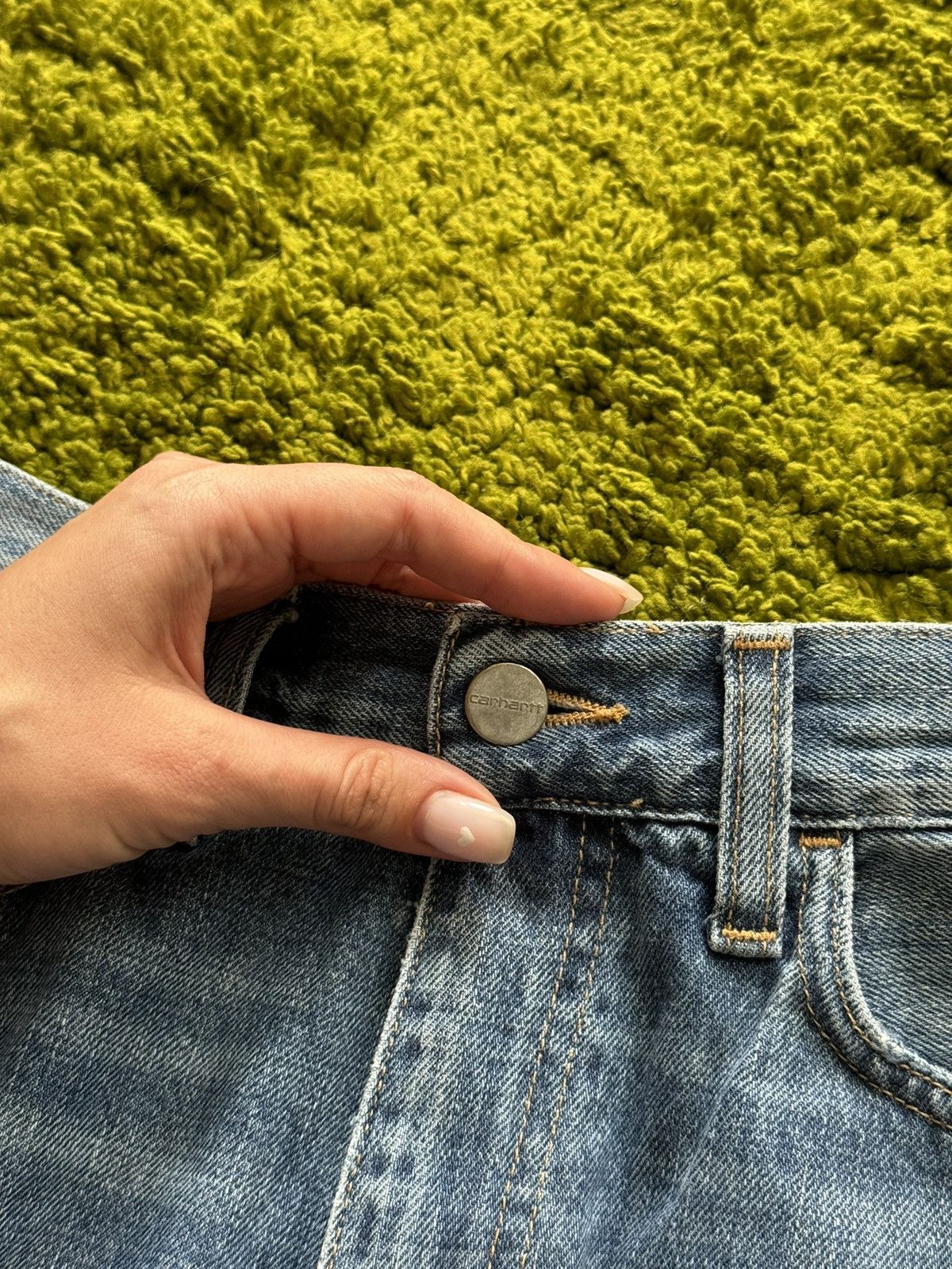 Carhartt × Carhartt Wip Carhartt WIP wide leg palazzo denim pants jeans Size 27" / US 4 / IT 40 - 4 Thumbnail
