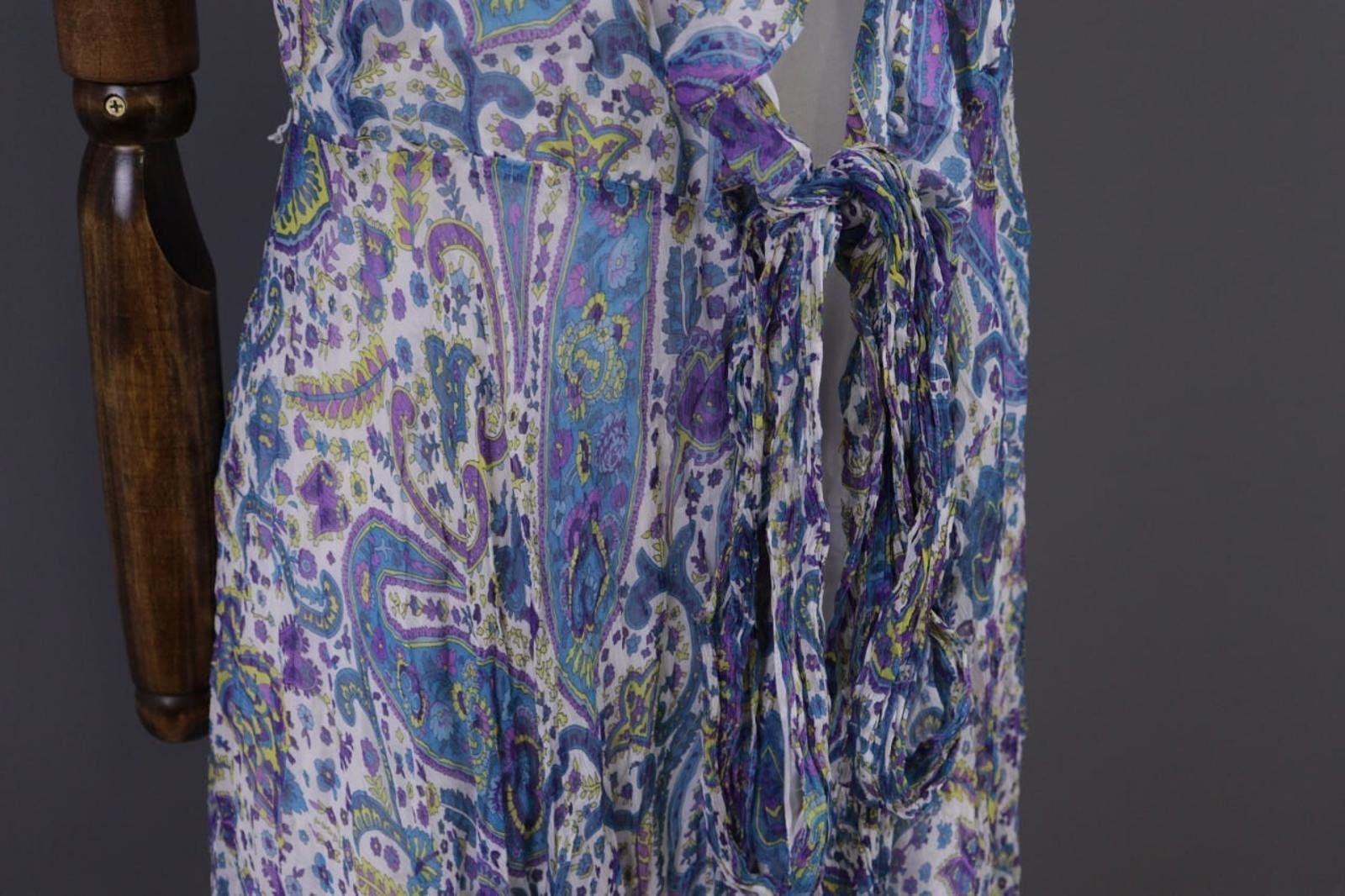 Lauren Ralph Lauren Lauren Ralph Lauren Paisley Silk Cardigan Cape Size 8 / M Size L / US 10 / IT 46 - 7 Thumbnail