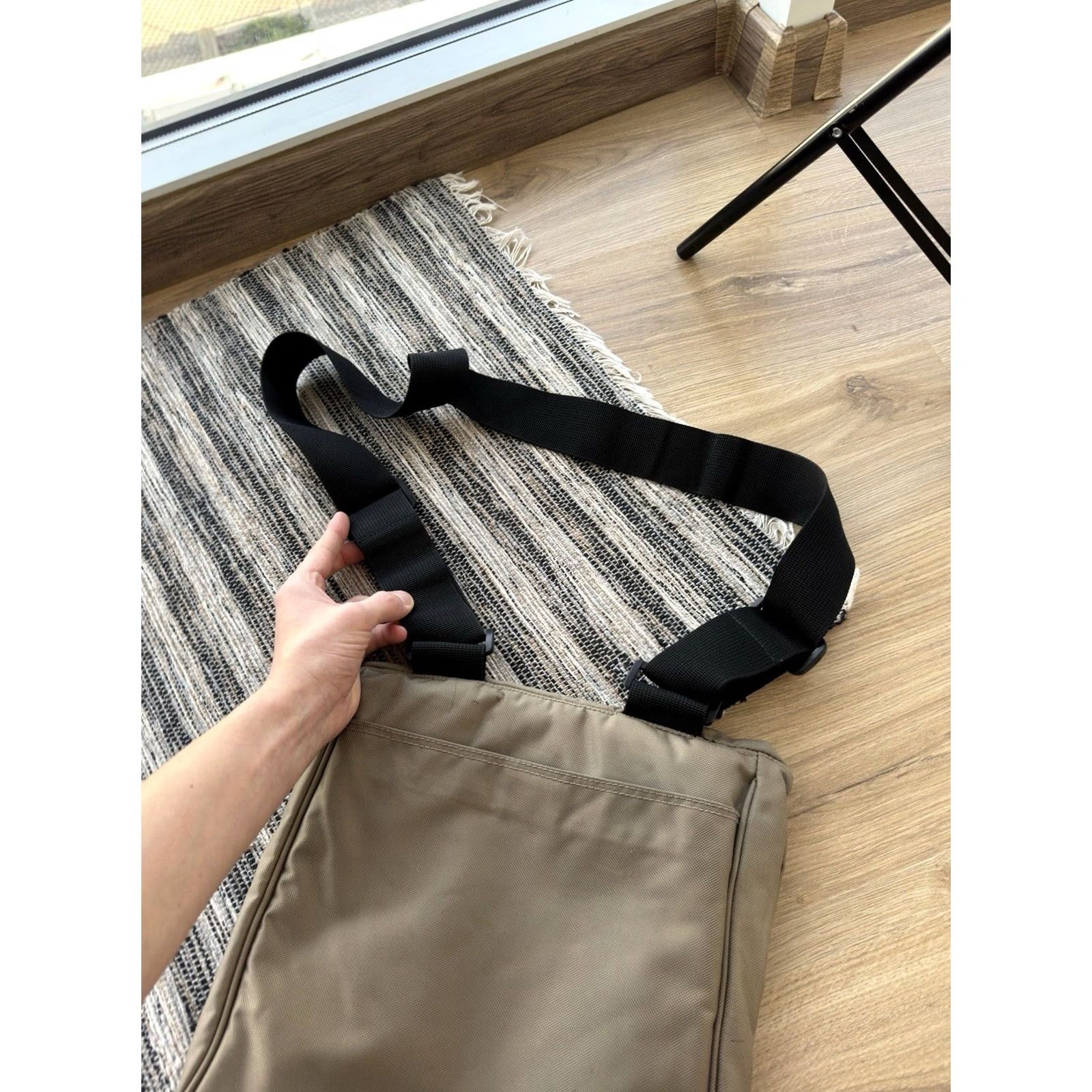 Diesel VINTAGE Diesel Shoulder Bag Unisex Adults Nylon Beige 90s Y2K Classic Streetwear Outdoor University Bag Mens Size ONE SIZE - 5 Thumbnail