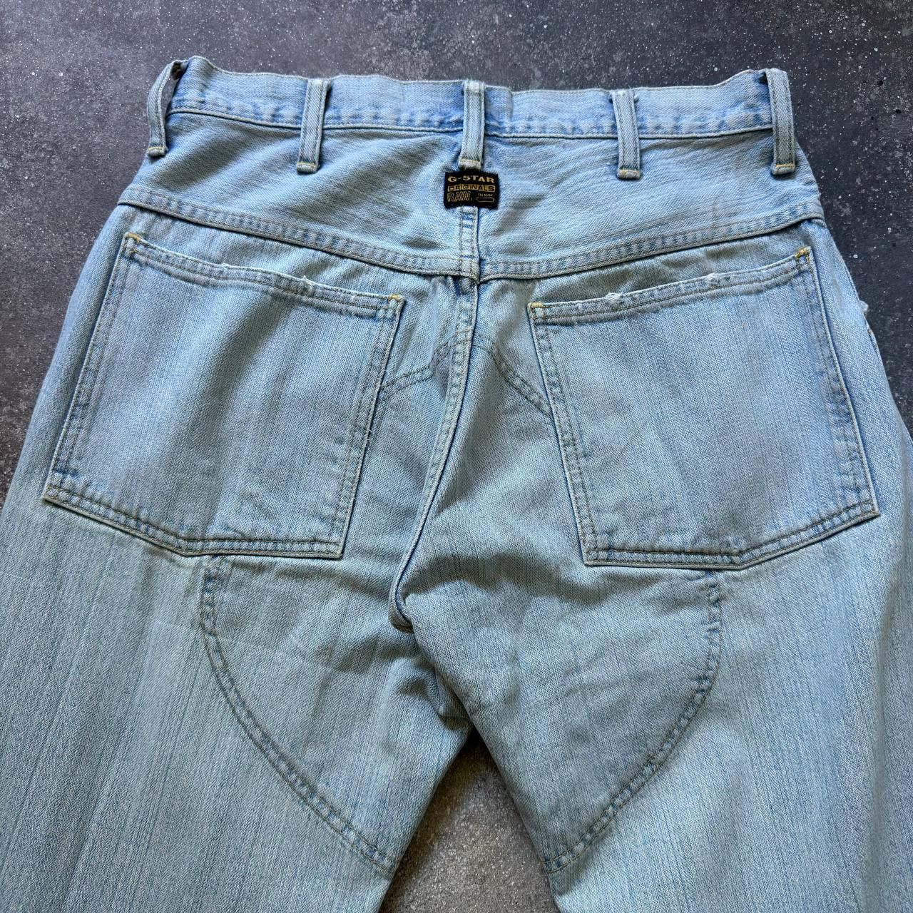 G-Star × Japanese Brand G-Star Raw Vintage Single Knee Denim Jeans Size US 30 / EU 46 - 6 Thumbnail