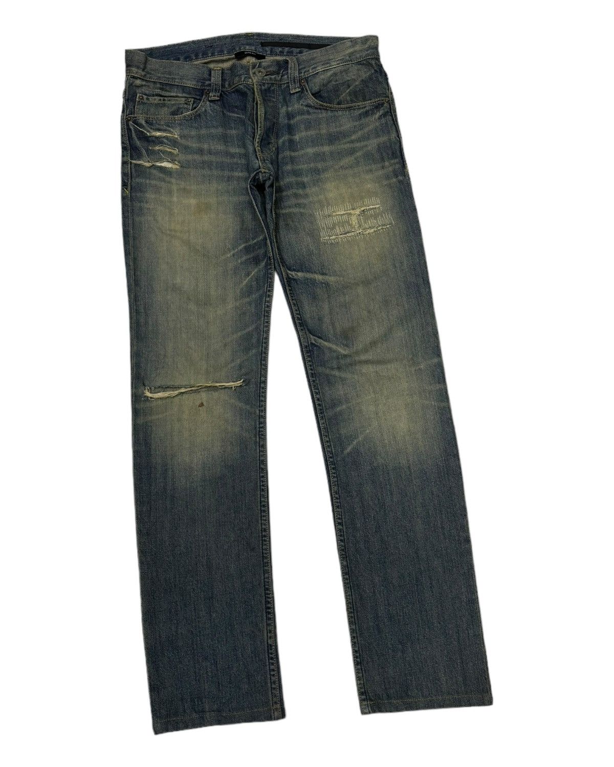 If Six Was Nine 🇯🇵PROGRESSIVE DENIM SLIM FIT DISTRESSED DENIM BY AZUL Size US 31 - 3 Thumbnail