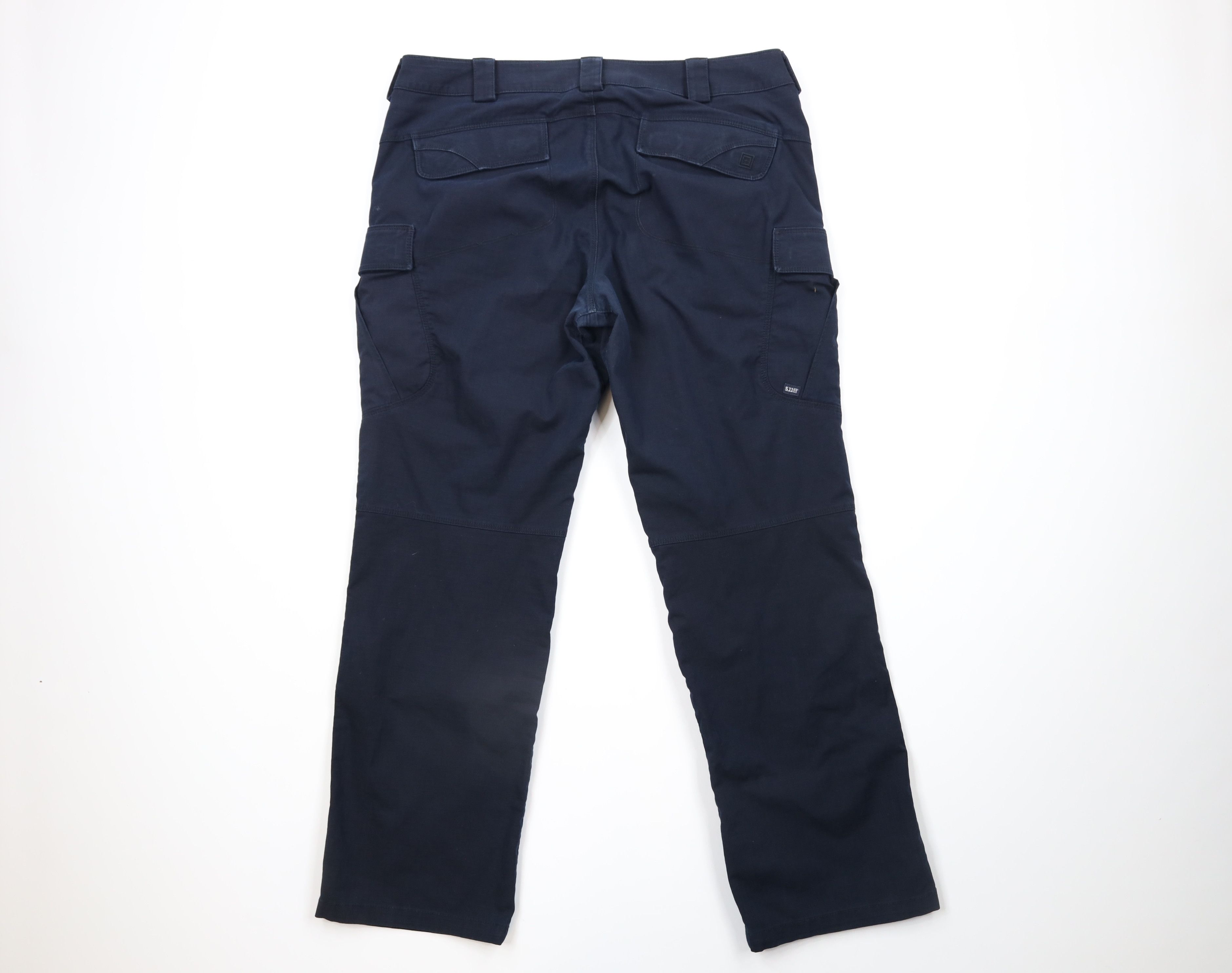 Vintage 5.11 Tactical Series Uniform Wide Leg Cargo Pants Blue Size 38" / US 16 / IT 52 - 7 Thumbnail