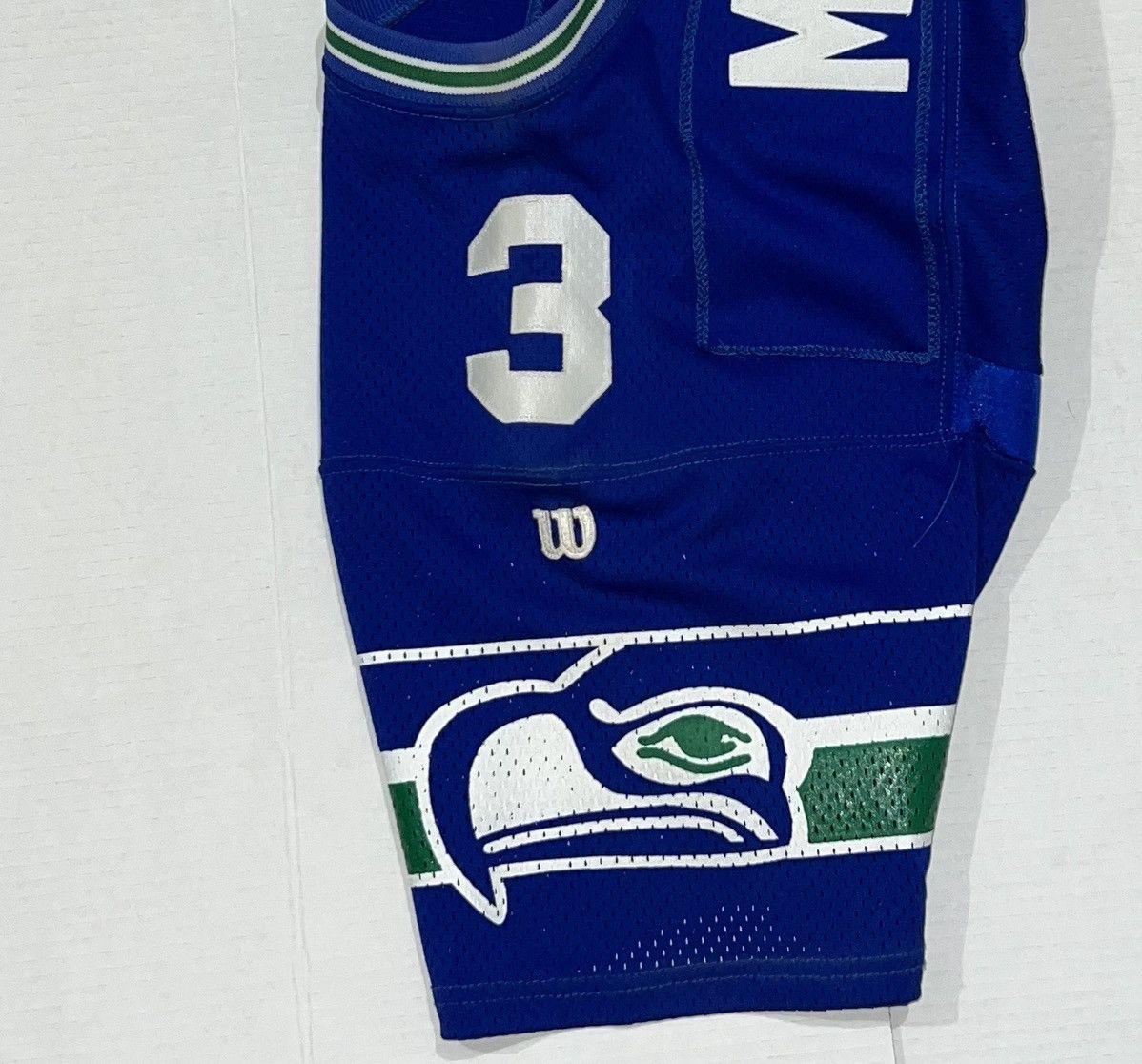 Wilson Vintage 90s Seattle Seahawks Rick Mirer Wilson 75th Jersey Size US L / EU 52-54 / 3 - 8 Thumbnail