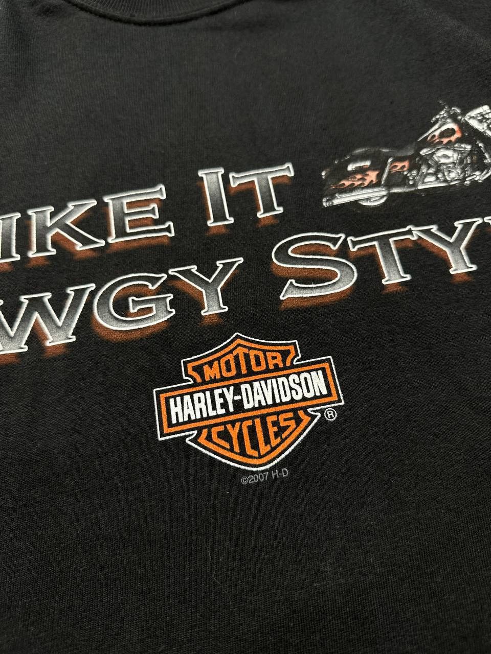 Harley Davidson Vintage Harley Davidson T-Shirt 2006-2007, Size XL Size US XL / EU 56 / 4 - 3 Thumbnail