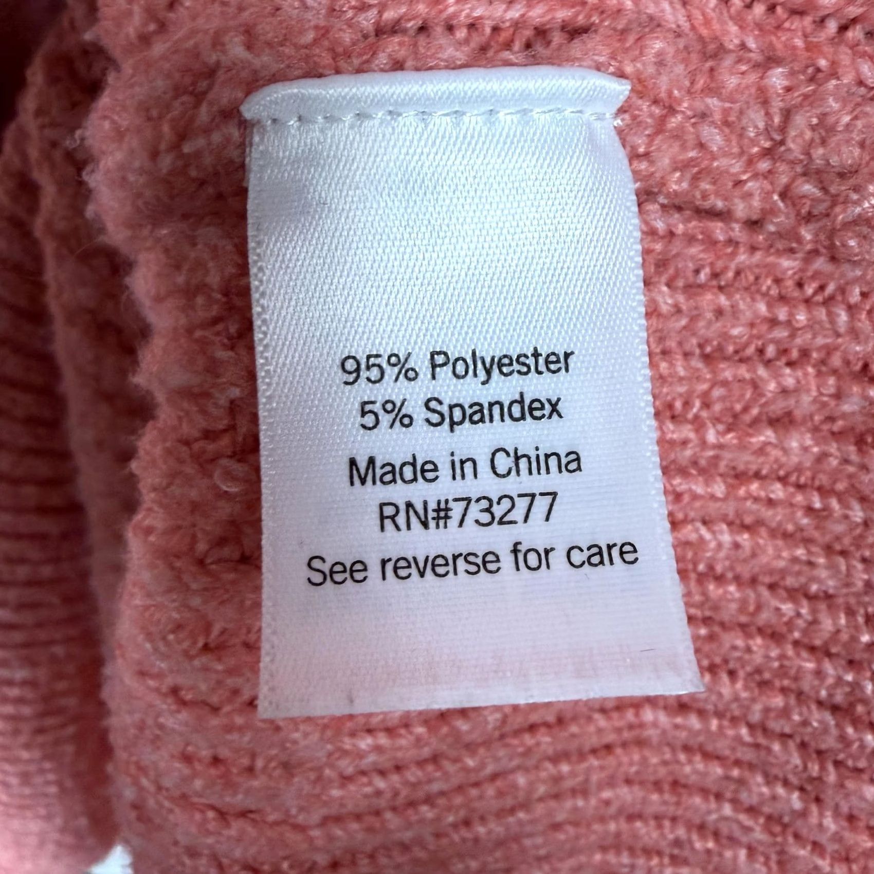 Nine West Nine West Cardigan Shirt Womens Large Pink Button Front V-Neck Balloon Sleeve Preppy Cozy Casual Size L / US 10 / IT 46 - 6 Thumbnail