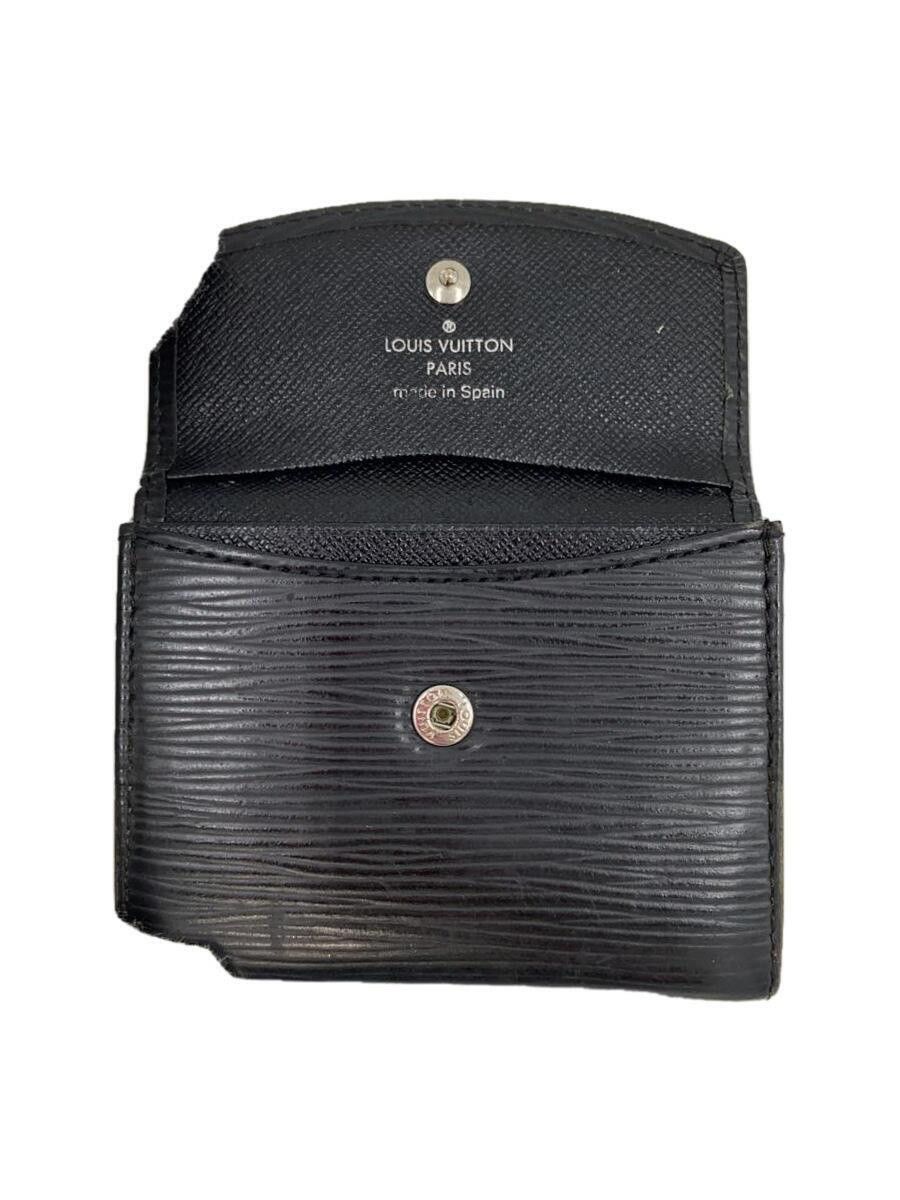 Louis Vuitton Louis Vuitton Epi Porte Monet Sample Leather Black Size ONE SIZE - 4 Thumbnail
