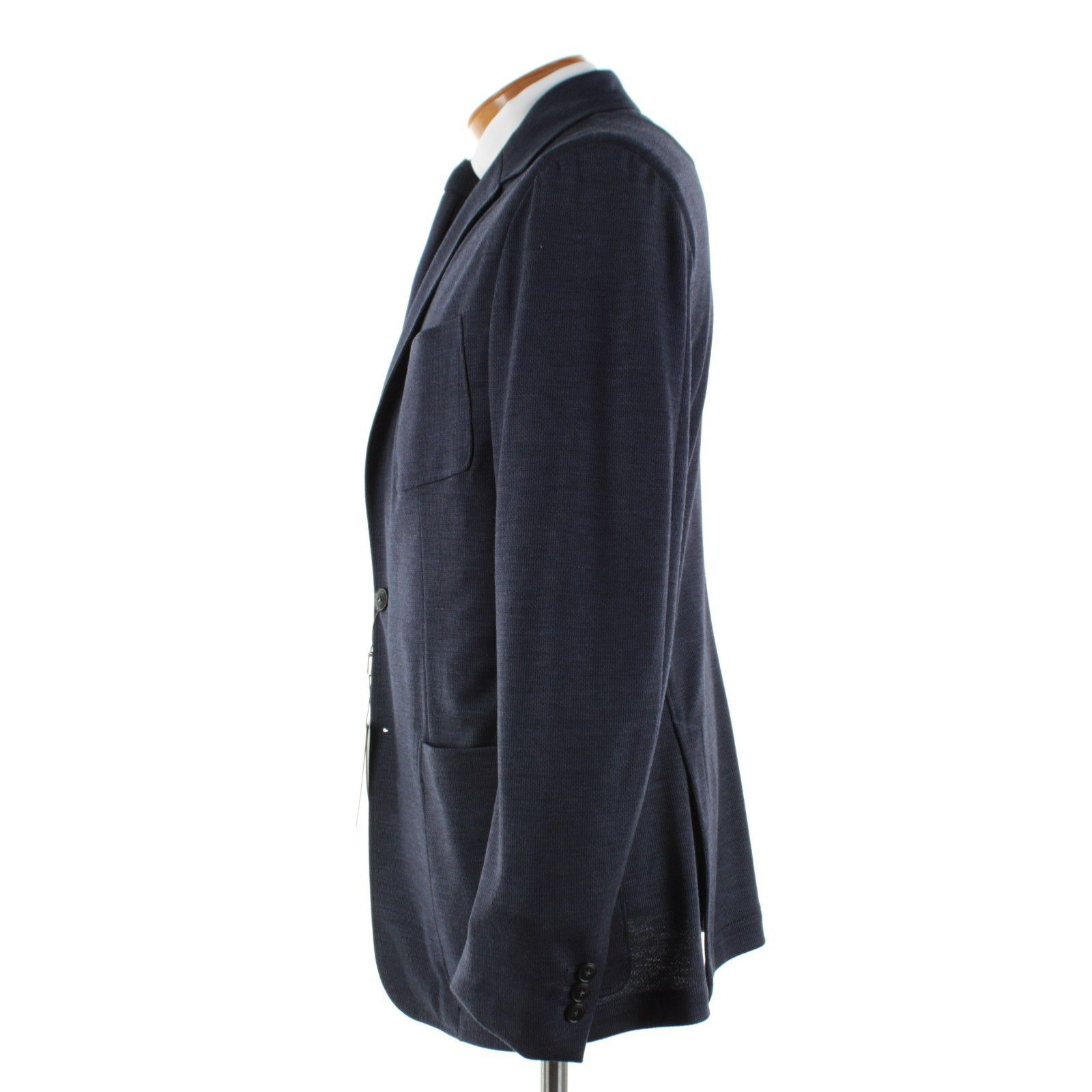Canali Canali Sport Coat Size 44 Regular US in Blue Size 44R - 4 Thumbnail