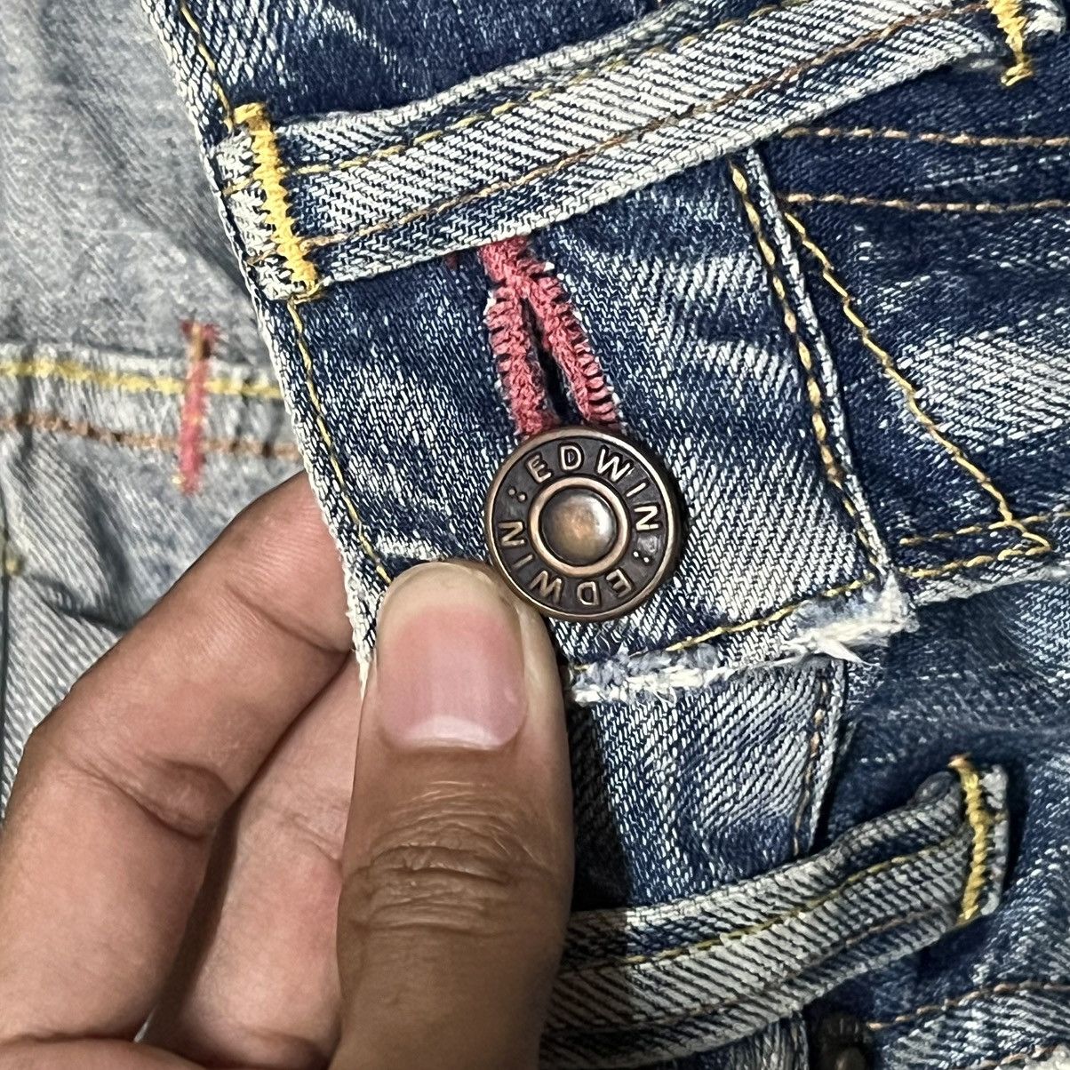 Edwin Edwin Distressed Design Denim Jeans Size US 29 - 9 Thumbnail