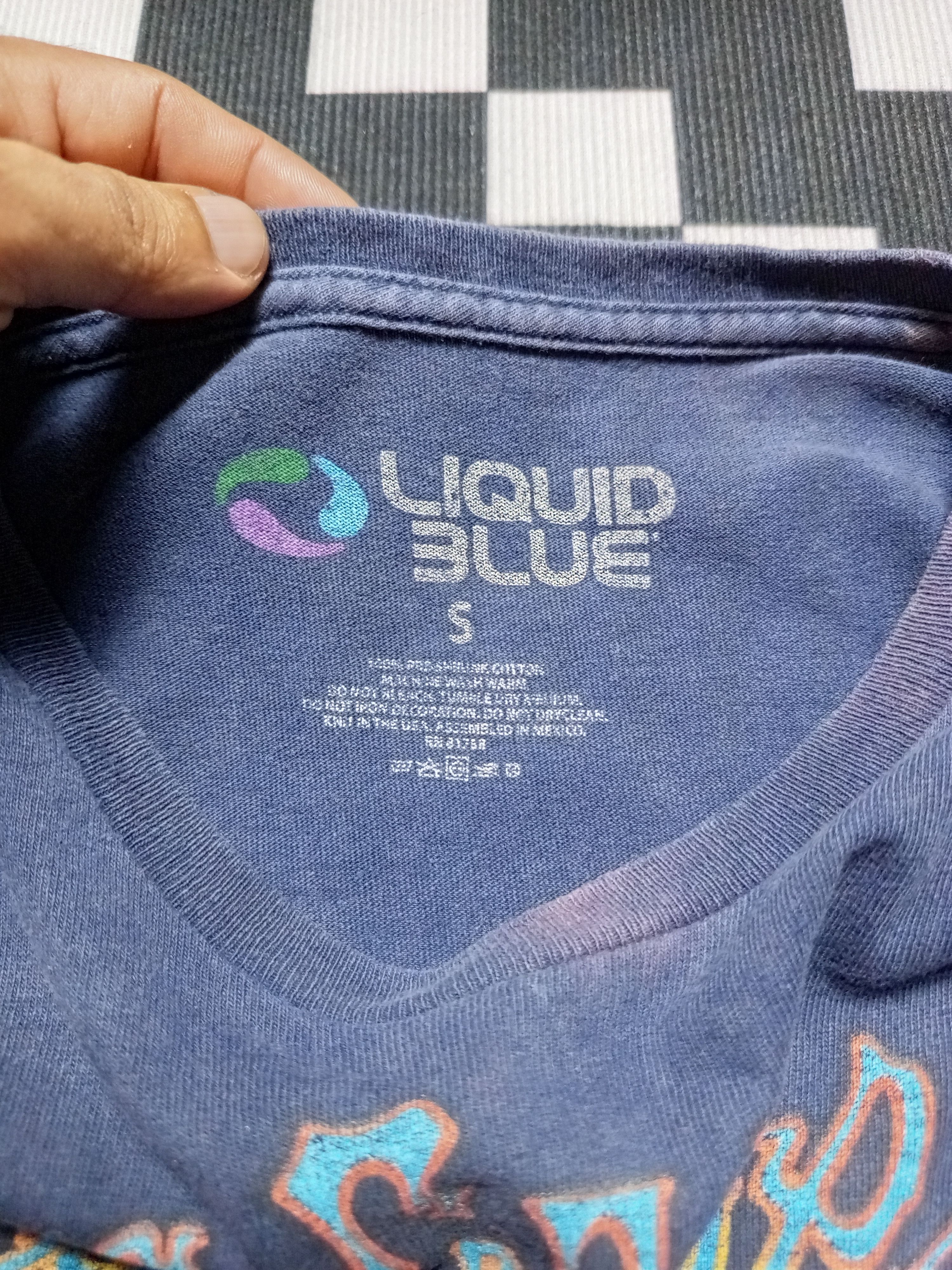 Amiri × Grateful Dead Distressed Grateful Dead Liquid Blue Shirt Size US S / EU 44-46 / 1 - 4 Thumbnail