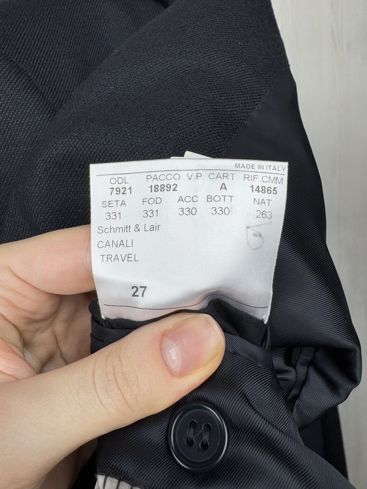Canali Canali Travel dark blue wool 2 button blazer sport coat Size 48R - 13 Thumbnail