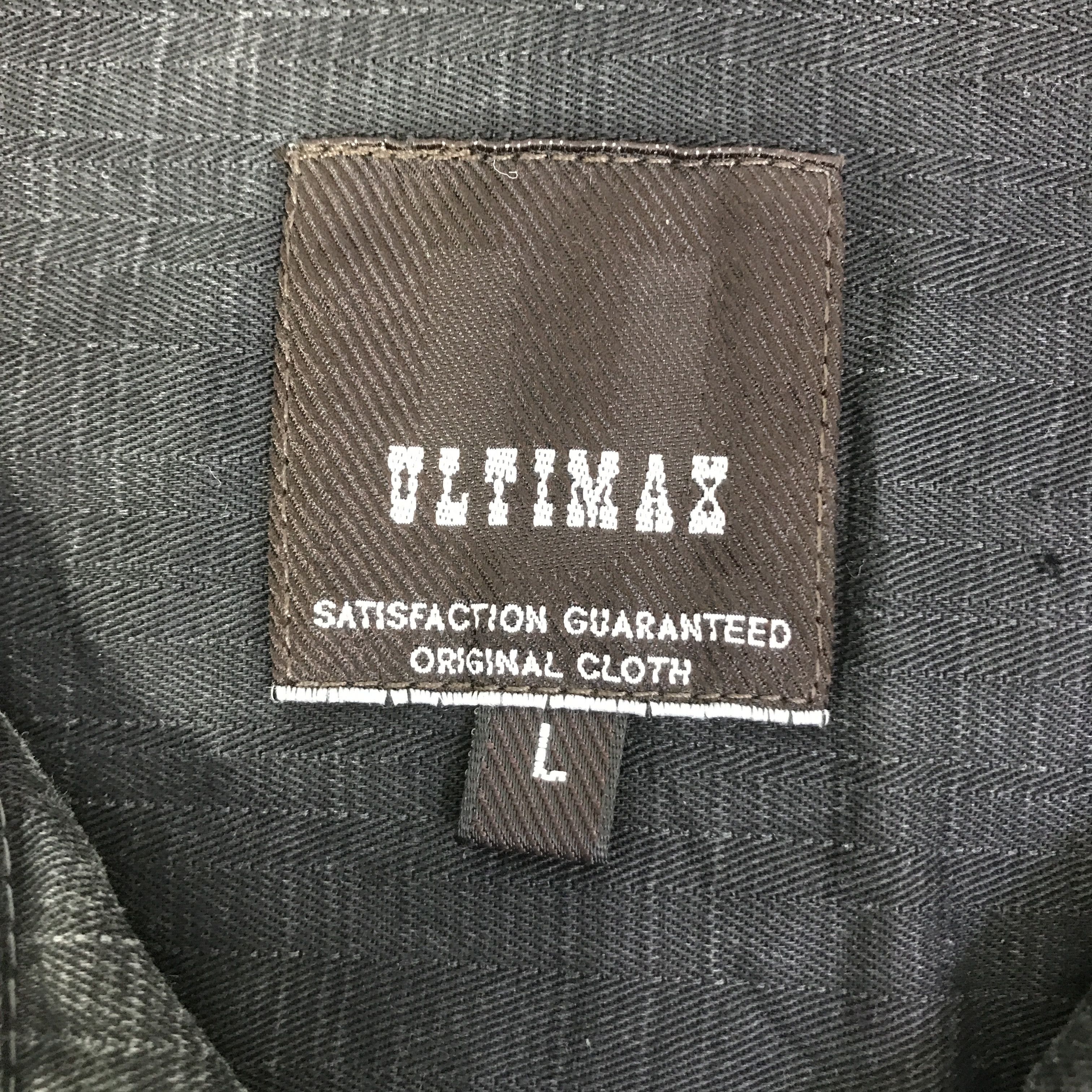 Japanese Brand PUNK ULTIMAX BLACK FADED JACKET K97B8 Size US L / EU 52-54 / 3 - 9 Thumbnail