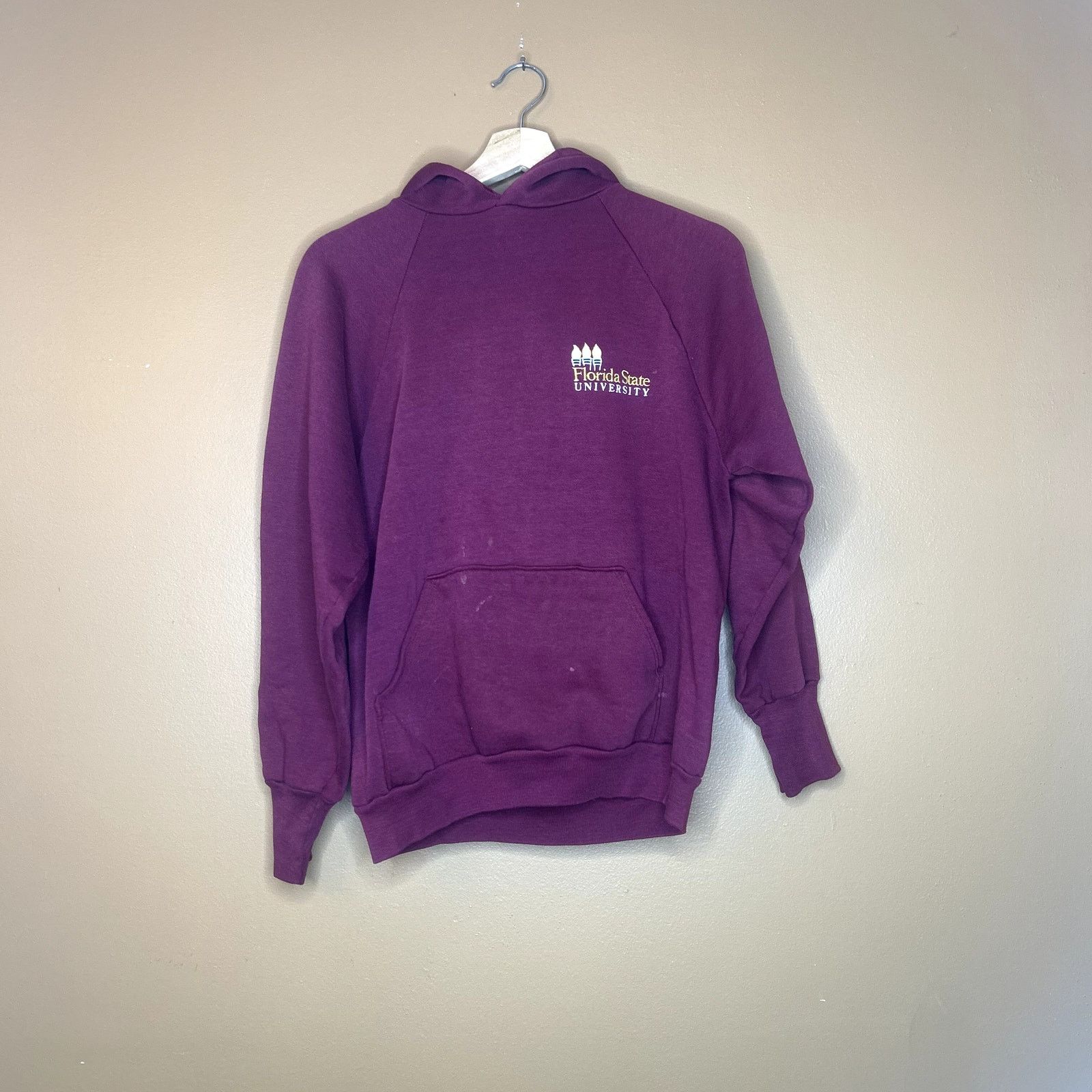 Vintage Vintage 90s Flordia State University Hoodie Large Size US XL / EU 56 / 4 - 1 Thumbnail