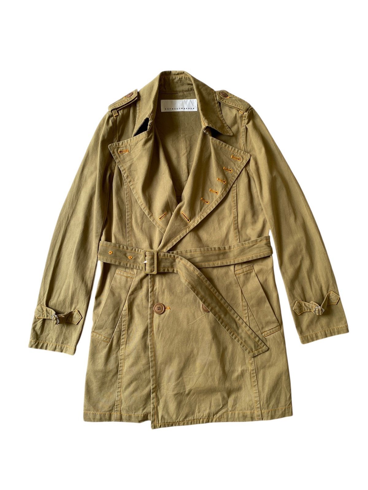 Issey Miyake Sunaokuwahara By Issey Miyake Trench Coat Jacket Size US M / EU 48-50 / 2 - 1 Thumbnail