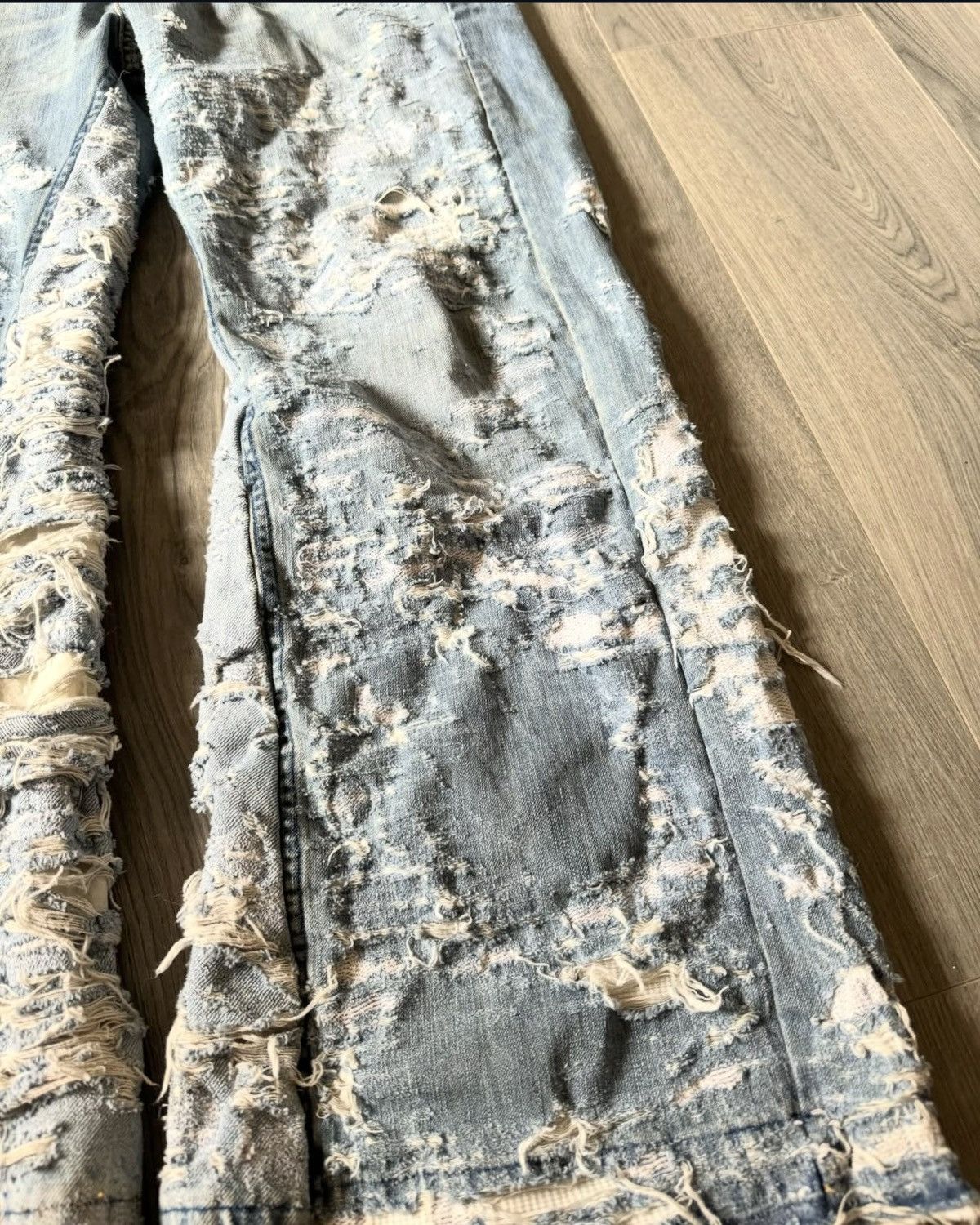 Other Mega Flared blue jeans Size US 31 - 4 Thumbnail