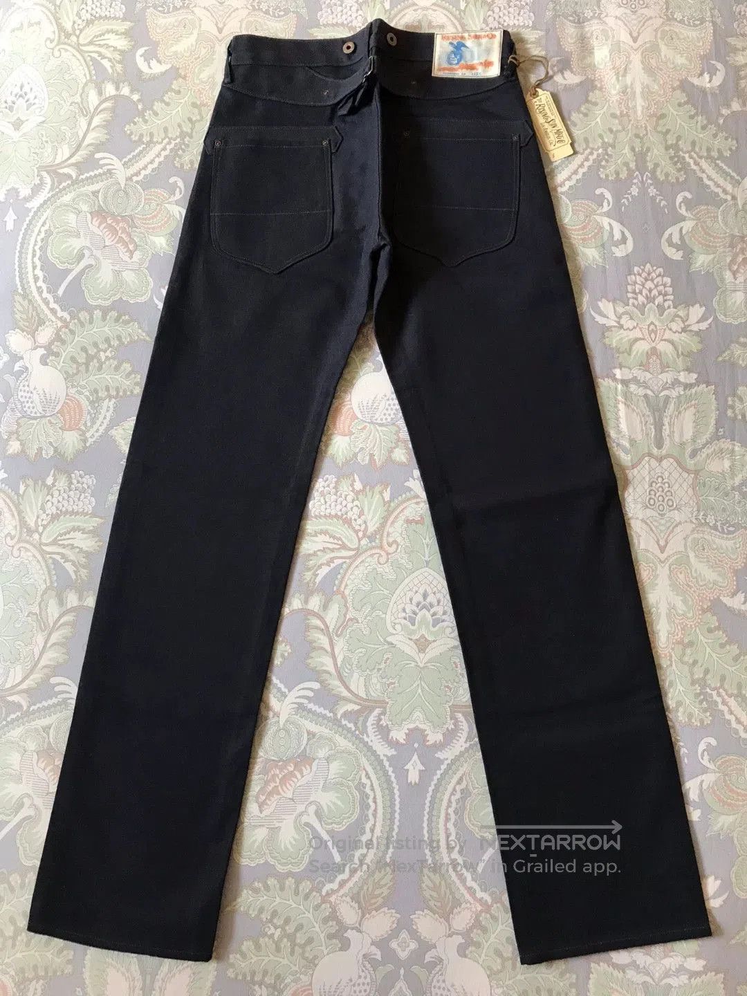 Rising Sun & Co. Rising Sun Blacksmith Navy Canvas Work Pants. Size US 29 - 3 Thumbnail