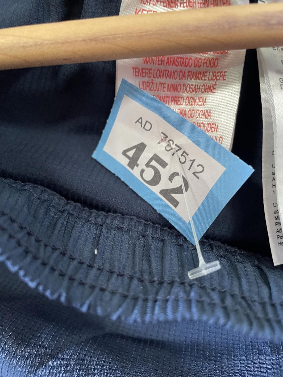 Adidas Adidas Arsenal Men's Track Pants Navy Blue with Red Stripes Size US 32 / EU 48 - 3 Thumbnail