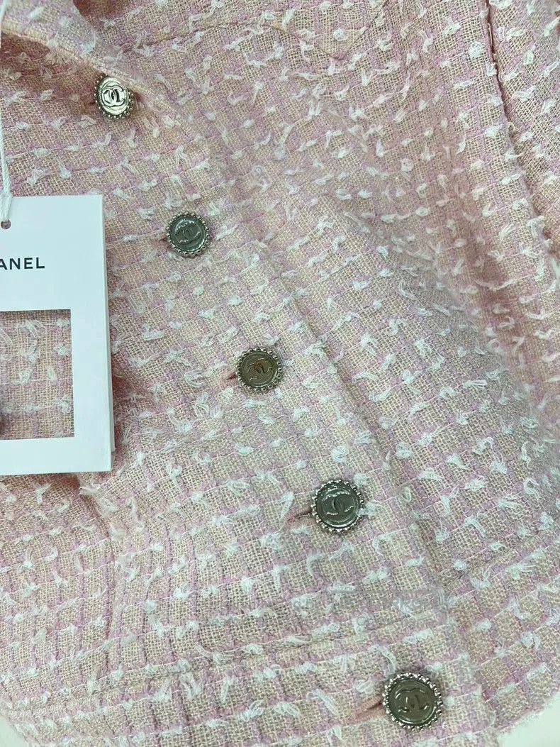 Chanel Chanel 24P pink short-sleeved jacket Size XXS / US 00 / IT 34 - 3 Thumbnail