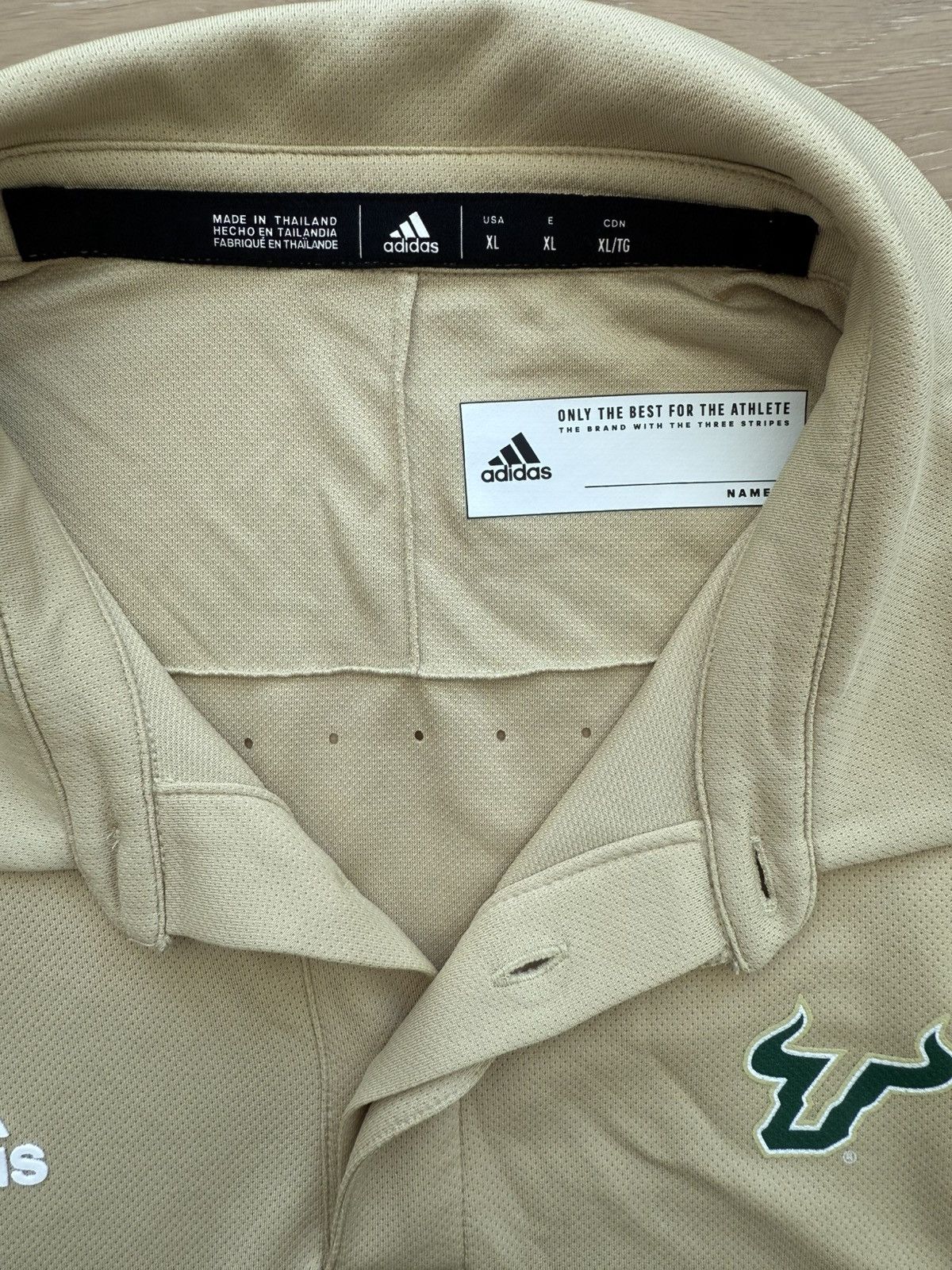 Adidas University of South Florida Bulls Lightweight Sport Polo Size US XL / EU 56 / 4 - 3 Thumbnail