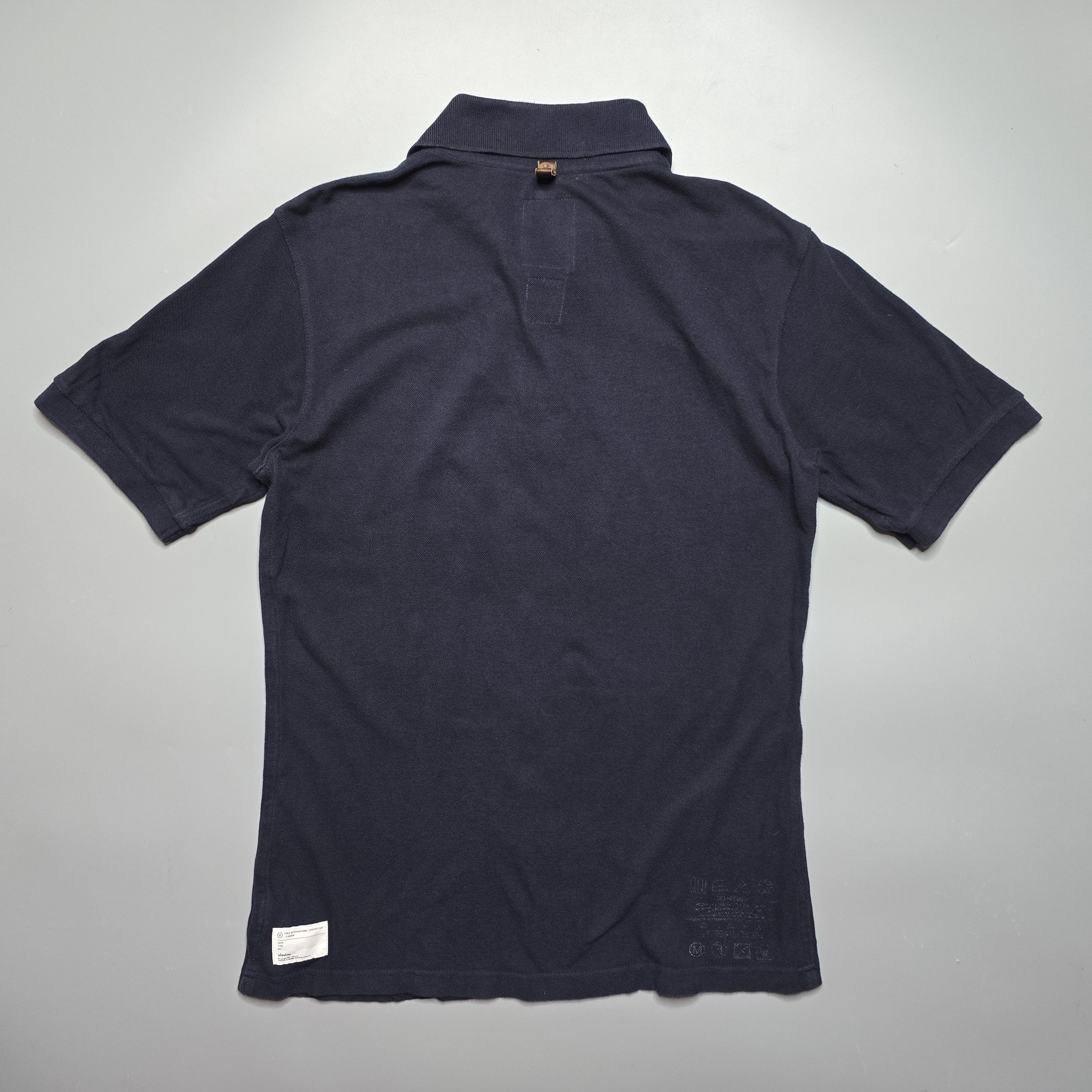 Visvim Visvim - Luxsic Cotton Polo - Navy Size US M / EU 48-50 / 2 - 2 Thumbnail