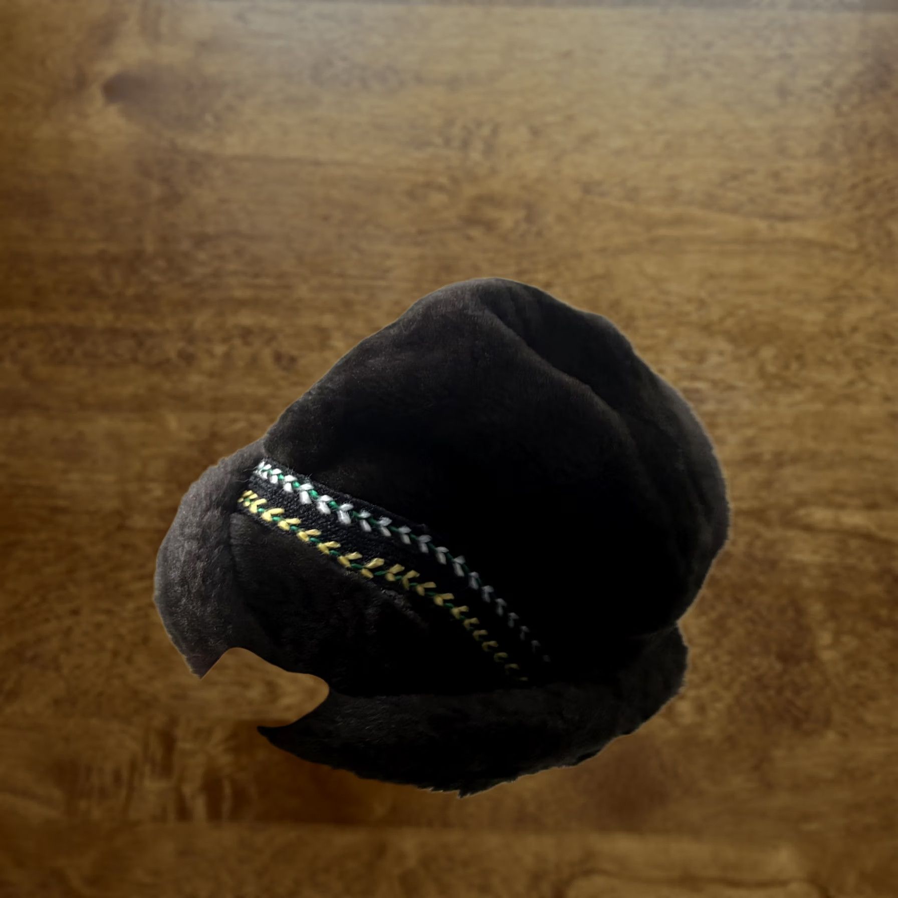 Vintage Cossack Hat - Unisex Medium Brown Faux Fur Lined Insulated Winter Size ONE SIZE - 1 Thumbnail