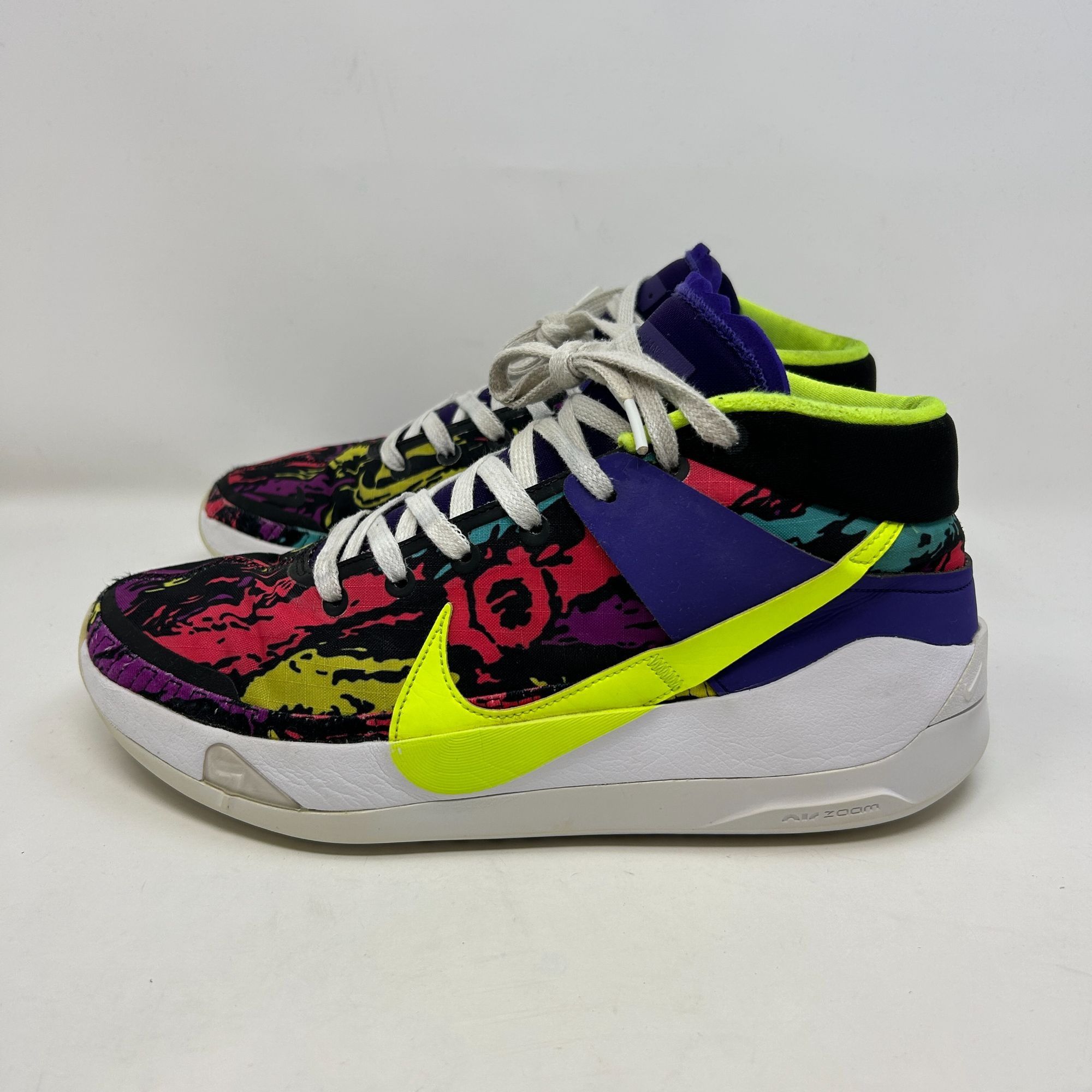 Nike Nike Air Zoom KD Basketball Sneakers Multicolor Neon Accents Size US 11.5 / EU 44-45 - 1 Thumbnail