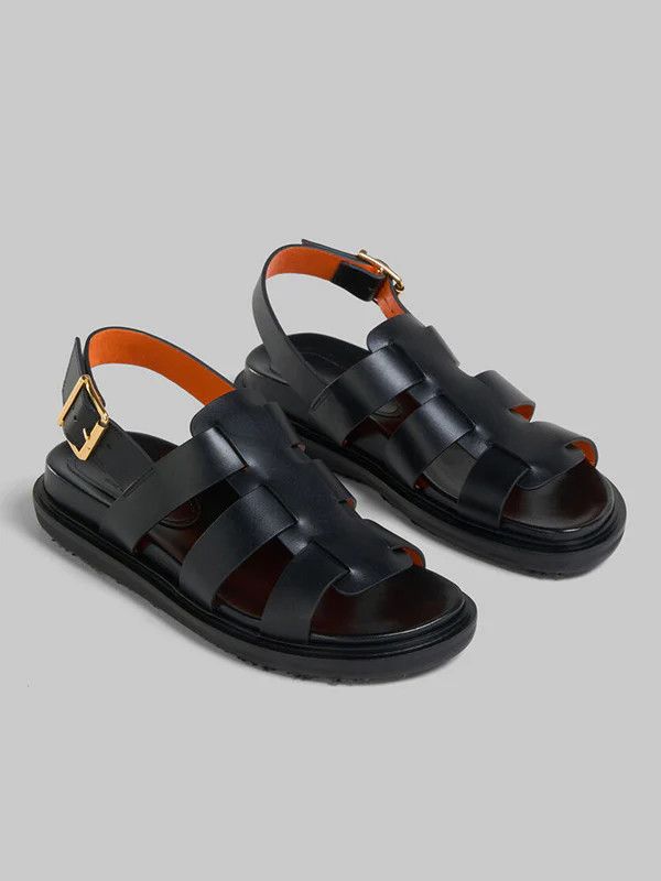 Marni o1w1db10824 Sandal in Black Size US 7 / IT 37 - 2 Thumbnail