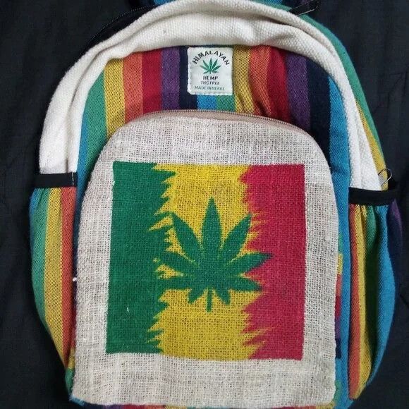 Other Himalayan Hemp Rainbow Mini Backpack Size ONE SIZE - 1 Thumbnail
