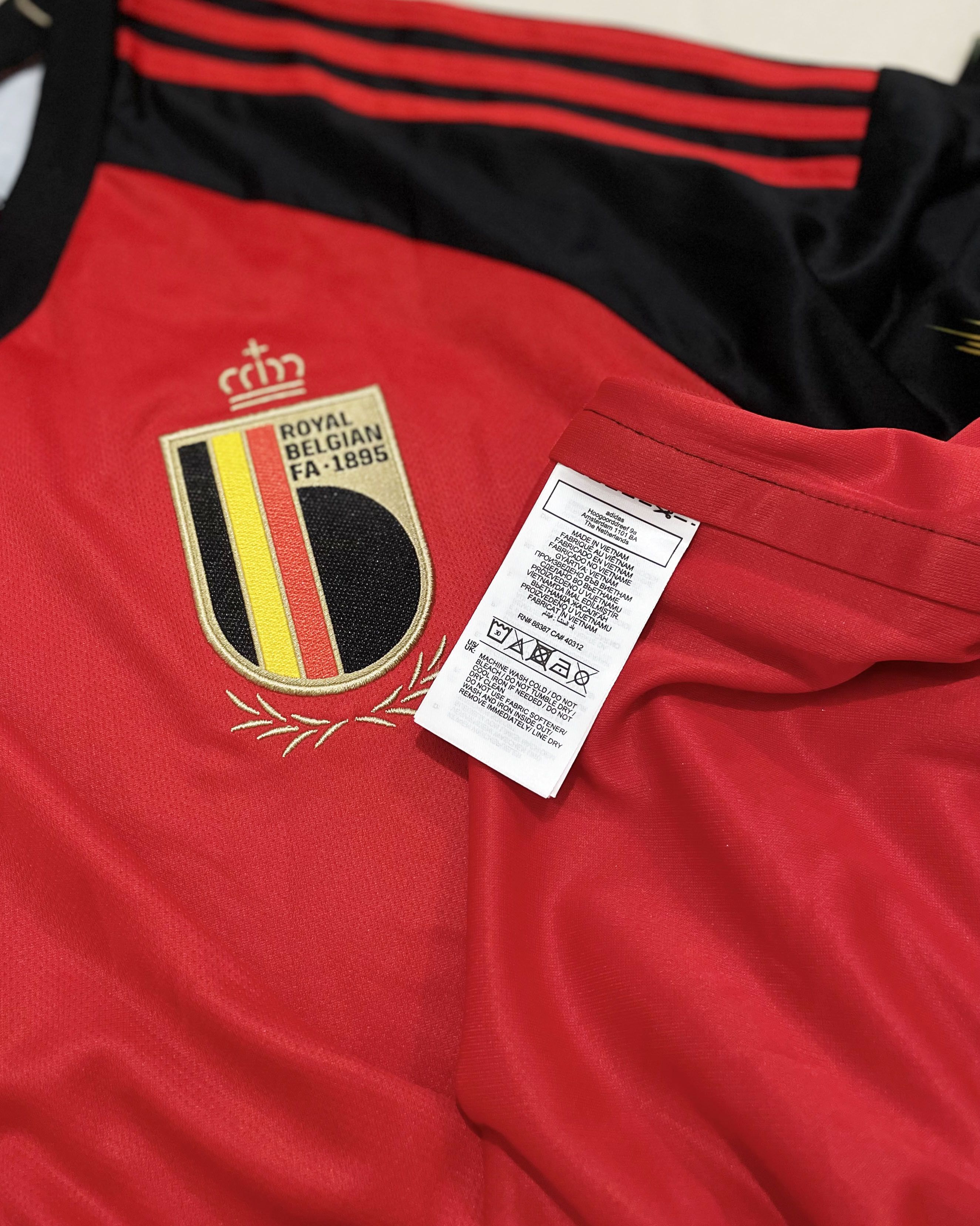 Adidas Belgium Home Kit 2022 Size US XXL / EU 58 / 5 - 5 Thumbnail
