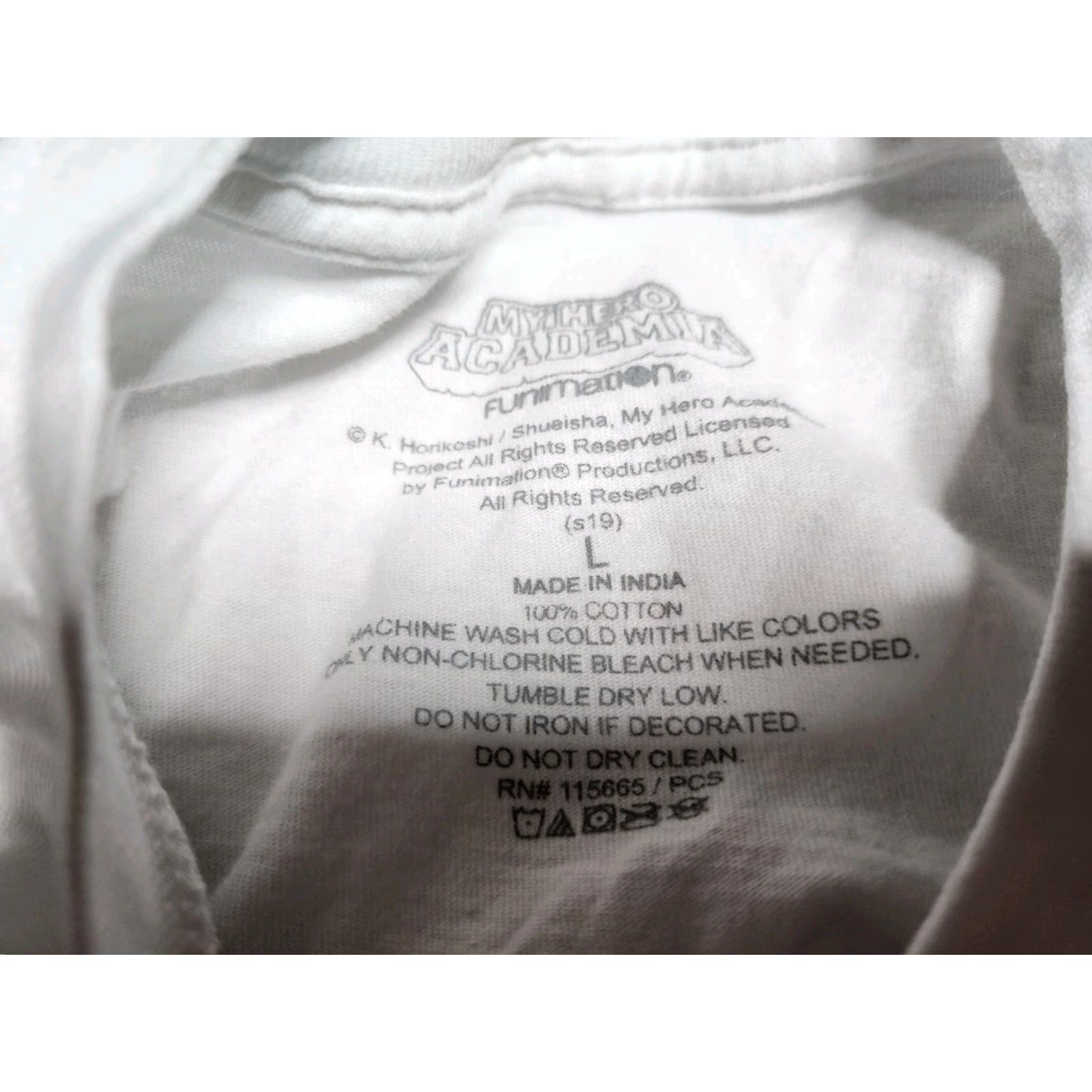 Vintage My Hero Academia Shirt Womens L White Anime Long Sleeve Womens Size L / US 10 / IT 46 - 4 Thumbnail