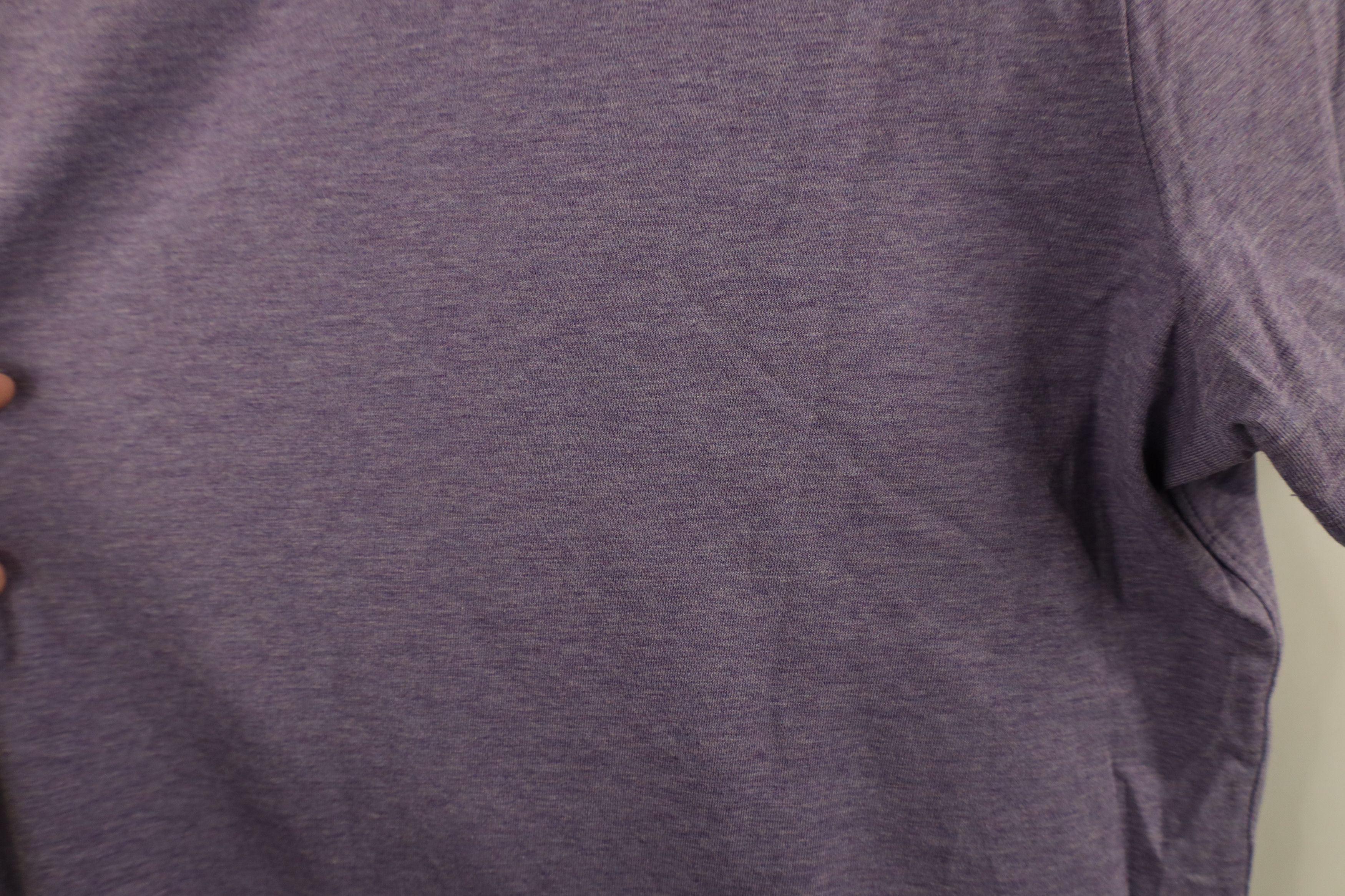 Lululemon × Vintage Lululemon Yoga Blank Short Sleeve T-Shirt Heather Purple Size M / US 6-8 / IT 42-44 - 5 Thumbnail